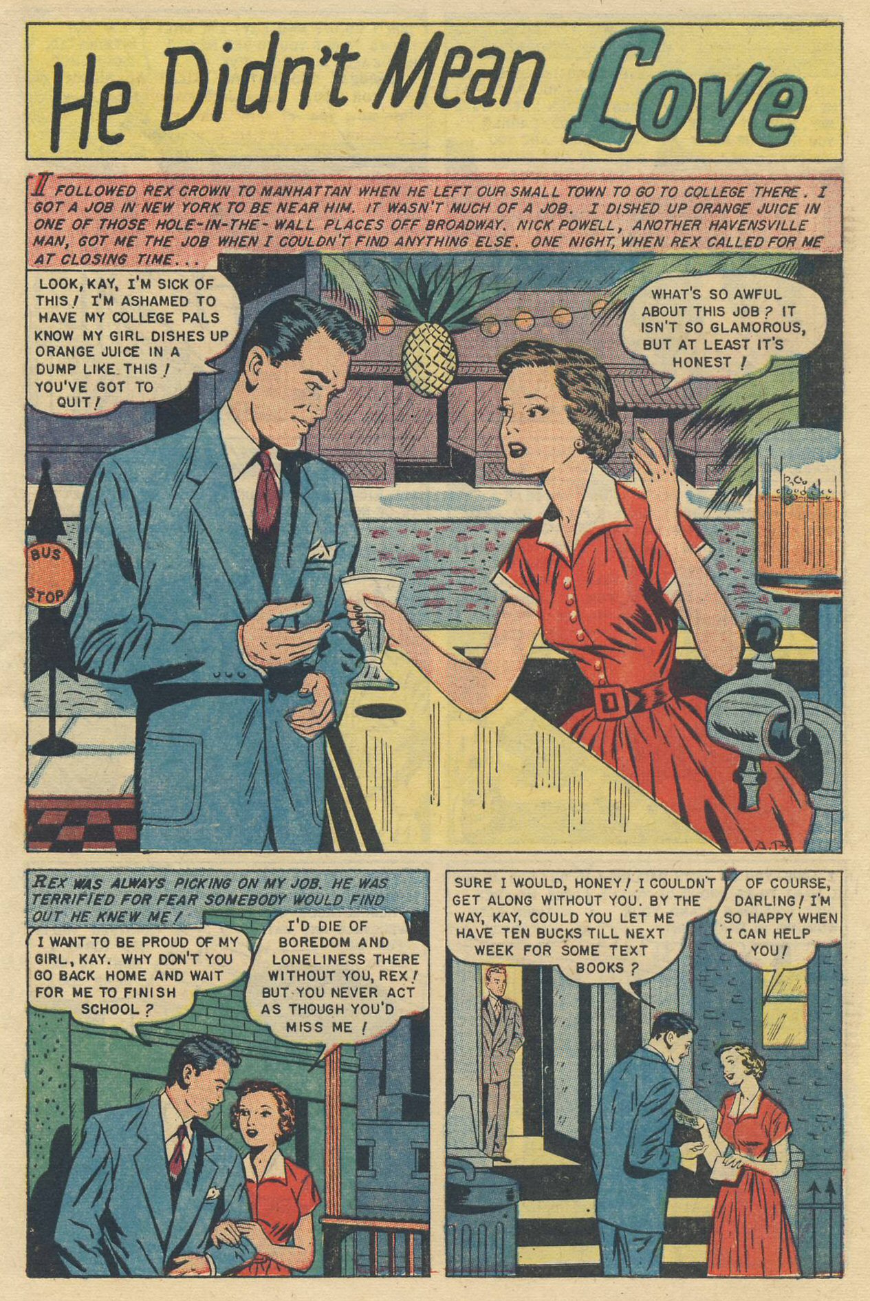 Read online Glamorous Romances comic -  Issue #66 - 27
