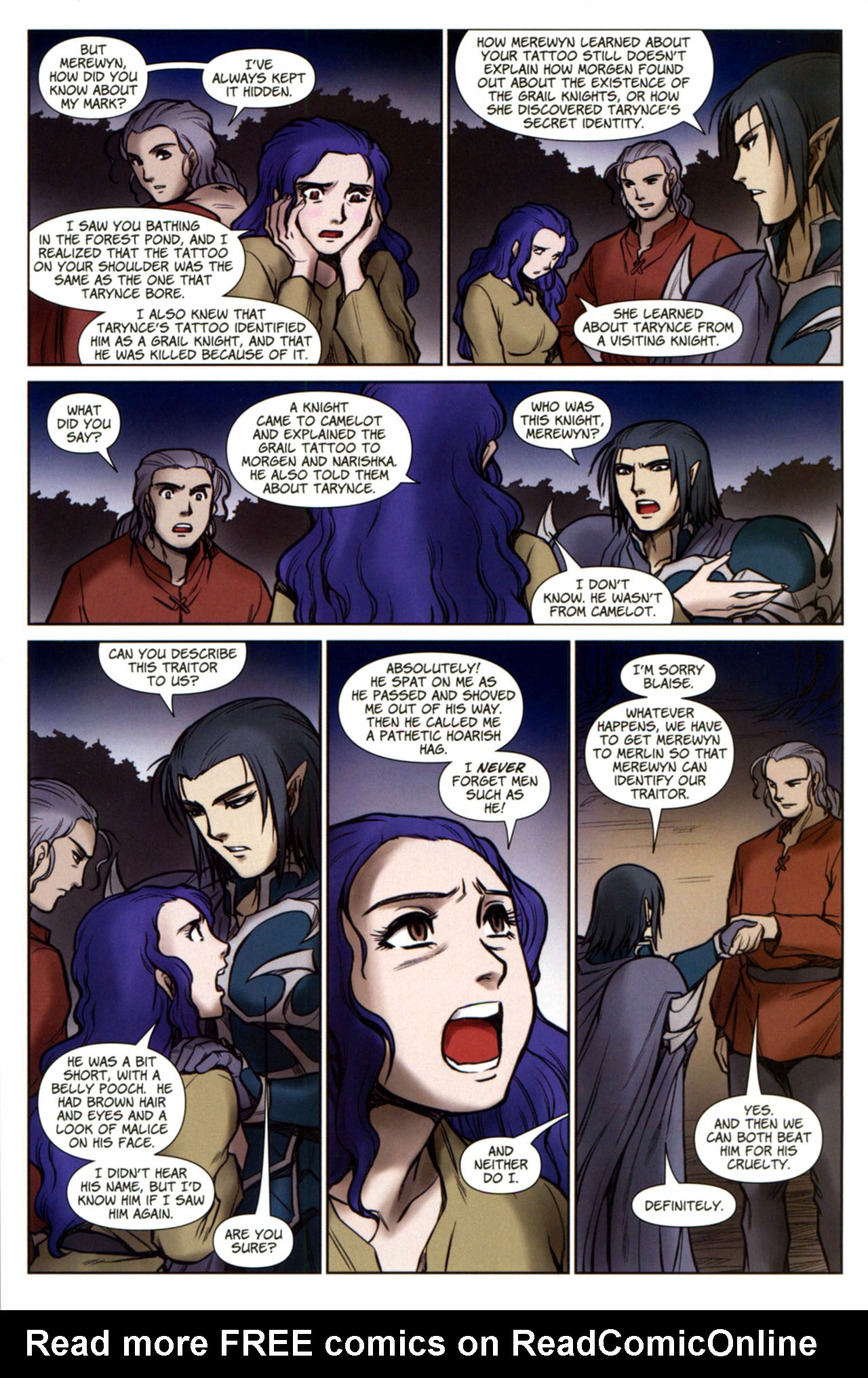 Read online Lords of Avalon: Knight of Darkness comic -  Issue #3 - 16