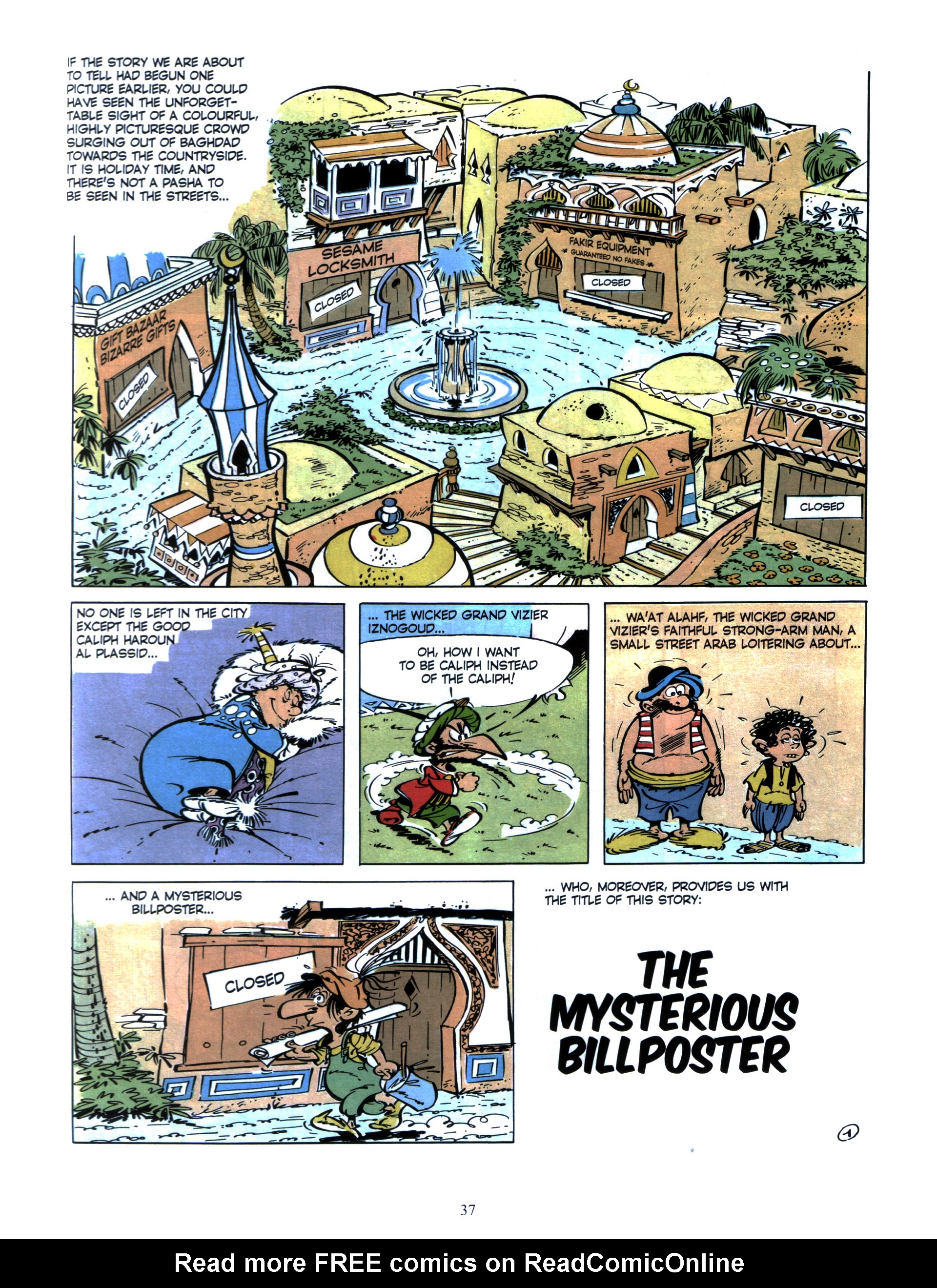 Read online Iznogoud comic -  Issue #7 - 35