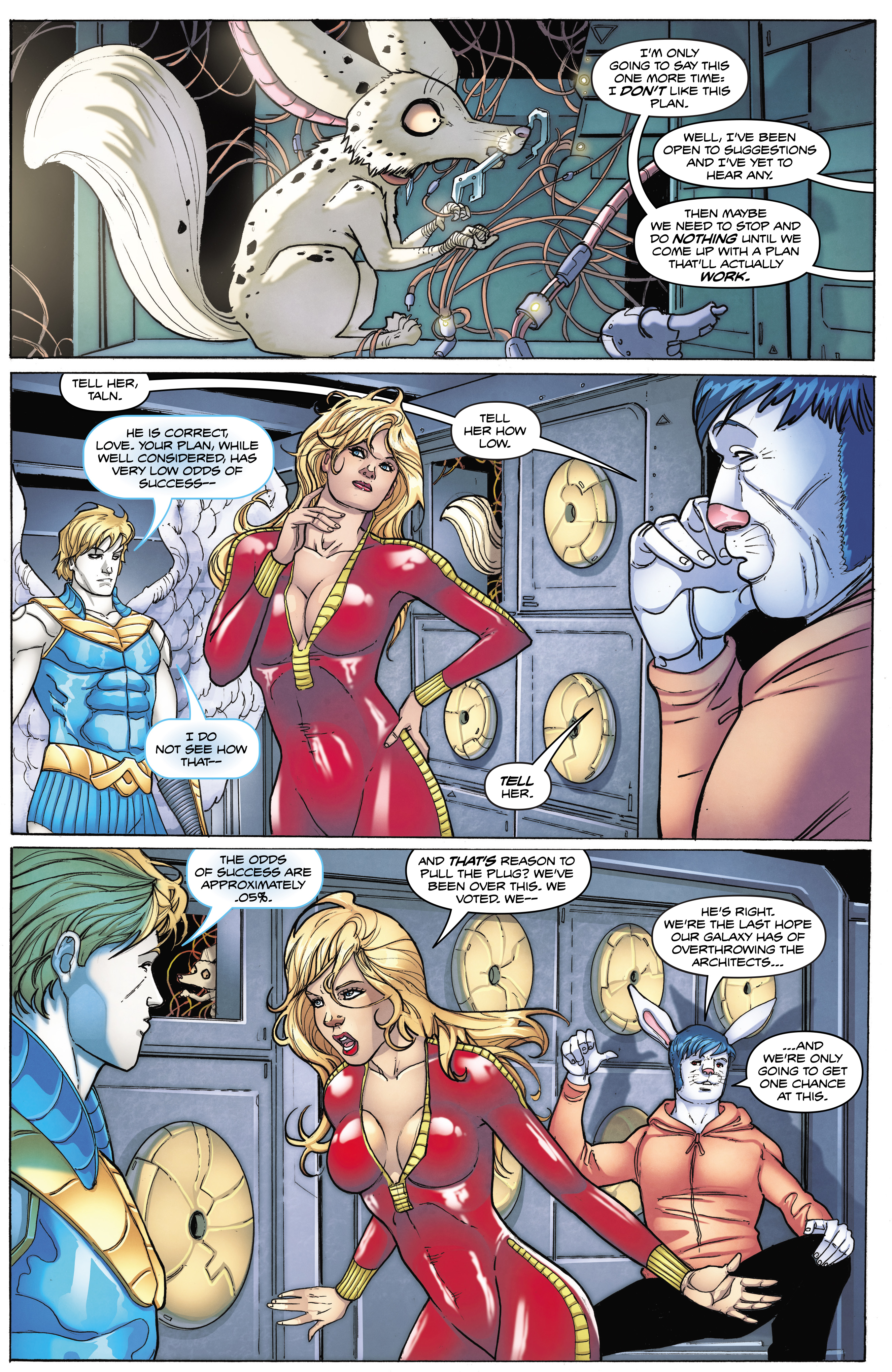 Read online Barbarella: The Center Cannot Hold comic -  Issue #5 - 8