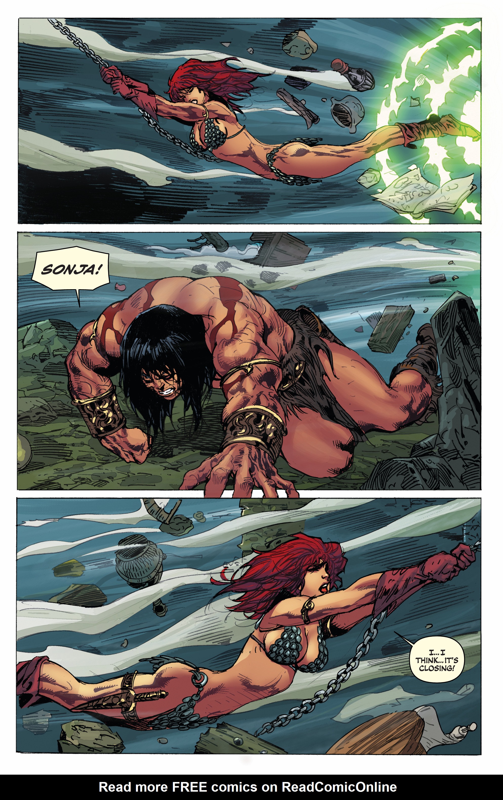 Read online Red Sonja/Conan comic -  Issue #4 - 21