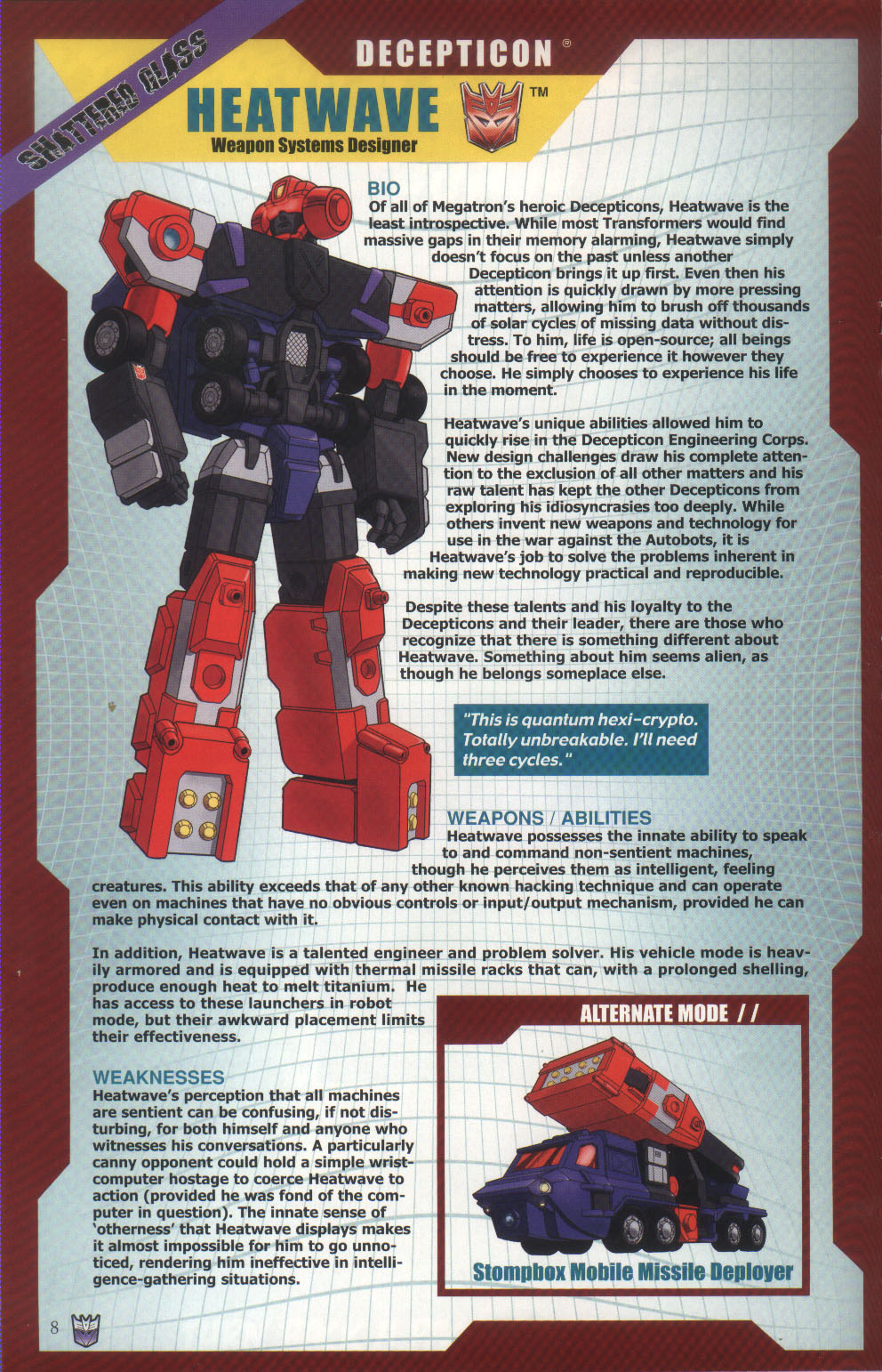 Read online Transformers: Collectors' Club comic -  Issue #29 - 8