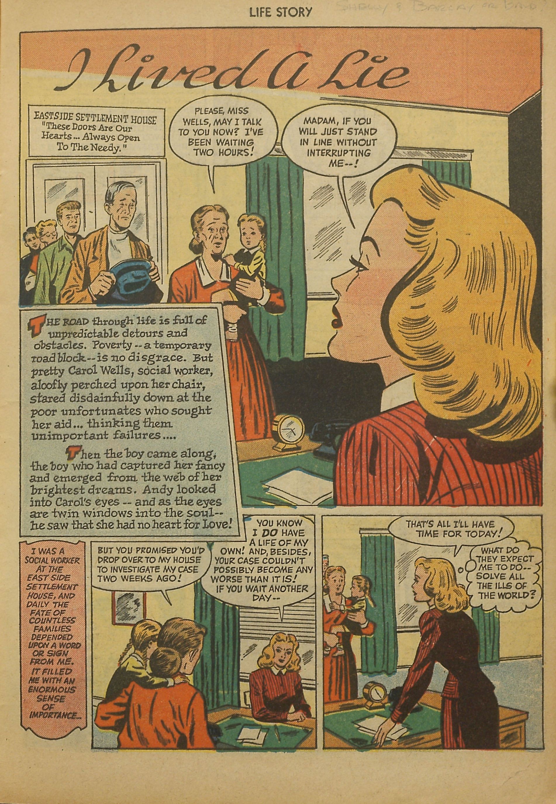 Read online Life Story comic -  Issue #5 - 17