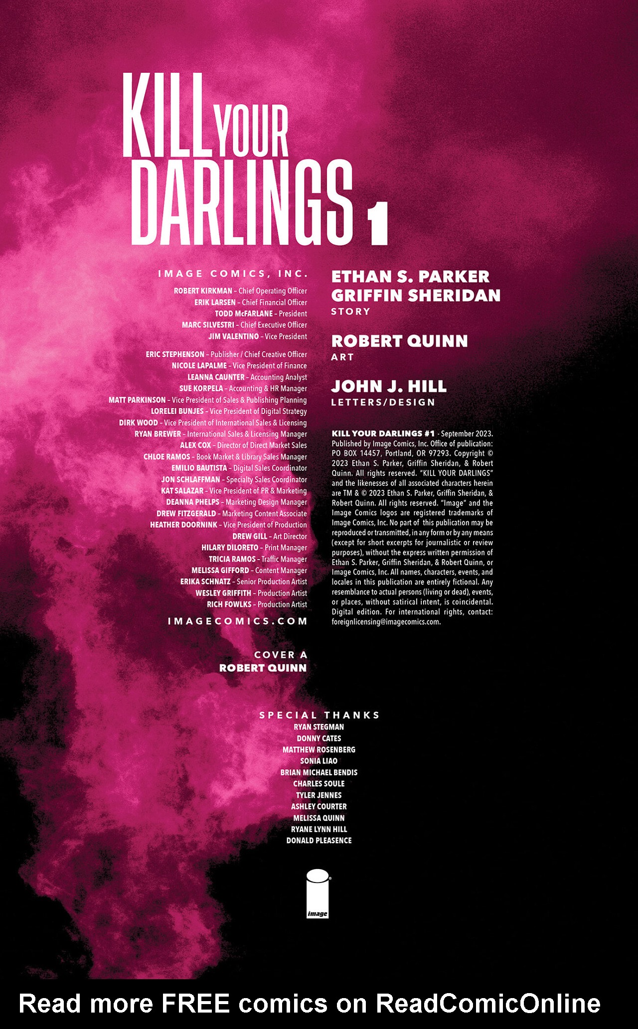 Read online Kill Your Darlings comic -  Issue #1 - 2