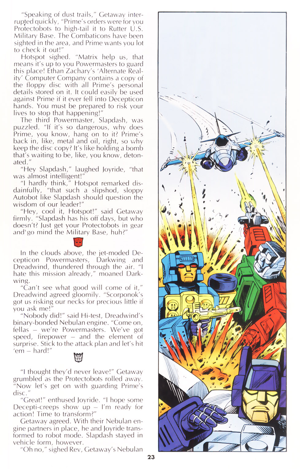 Read online The Transformers Annual comic -  Issue #1988 - 22