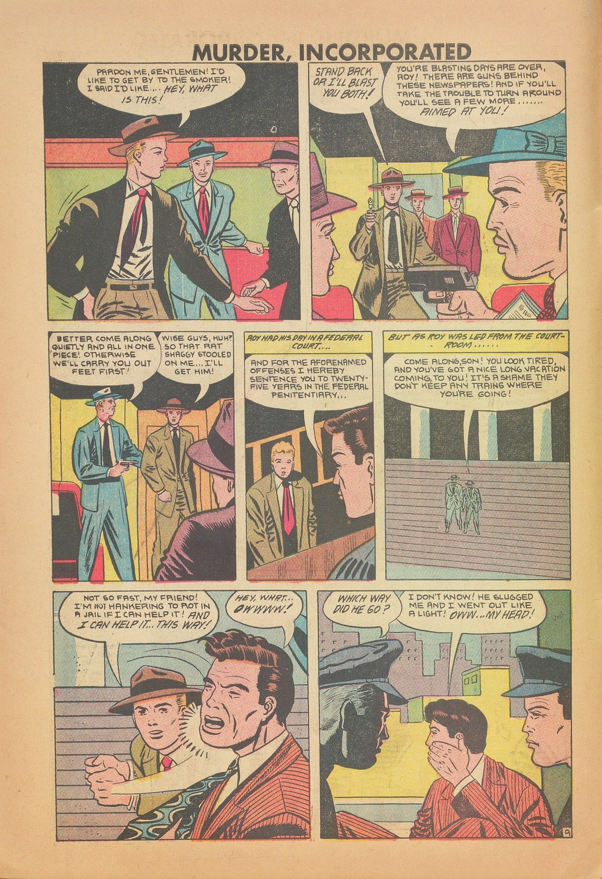 Read online Murder Incorporated (1950) comic -  Issue #2 - 10