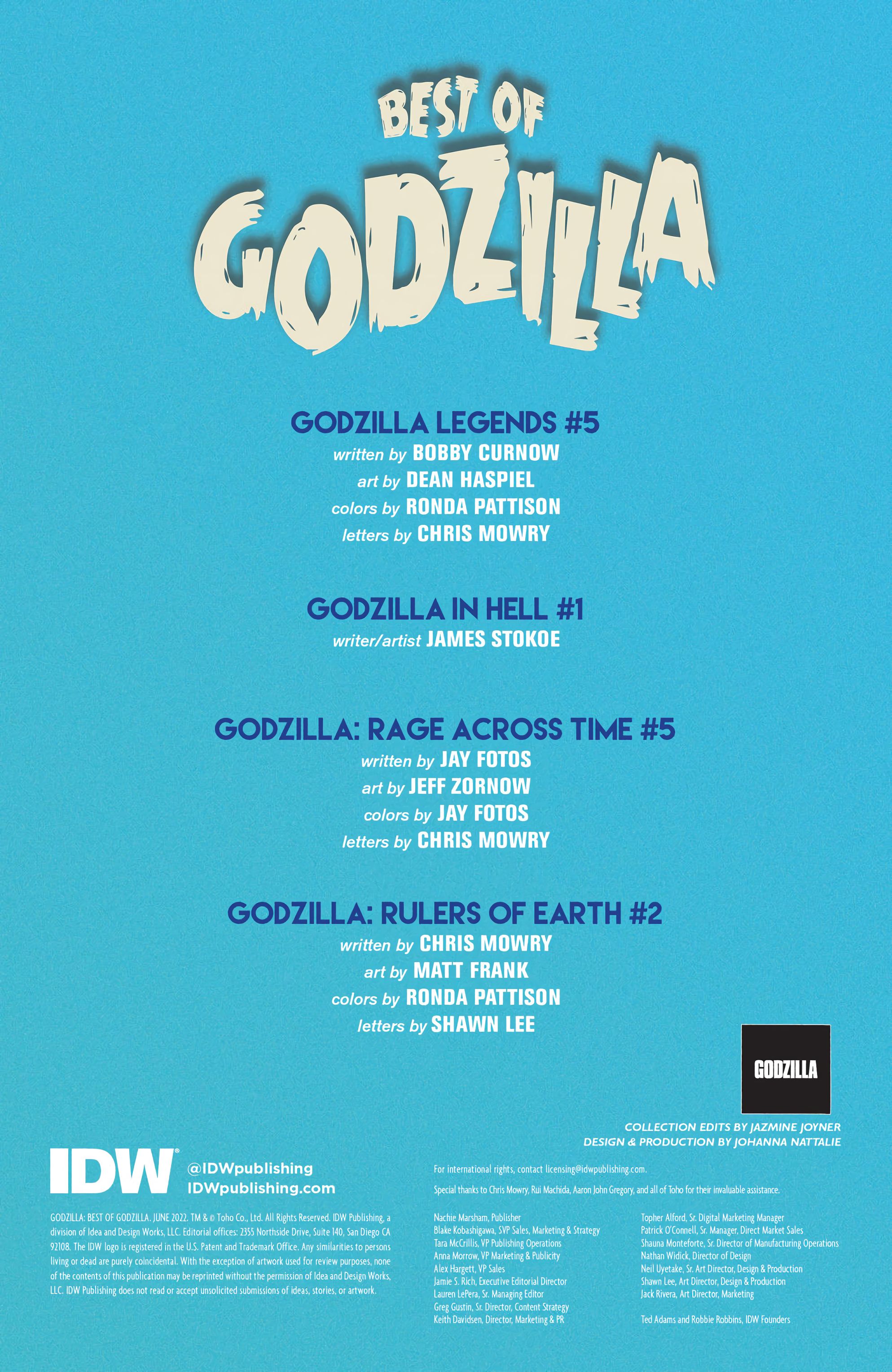 Read online Godzilla: Best of Godzilla comic -  Issue # TPB - 2