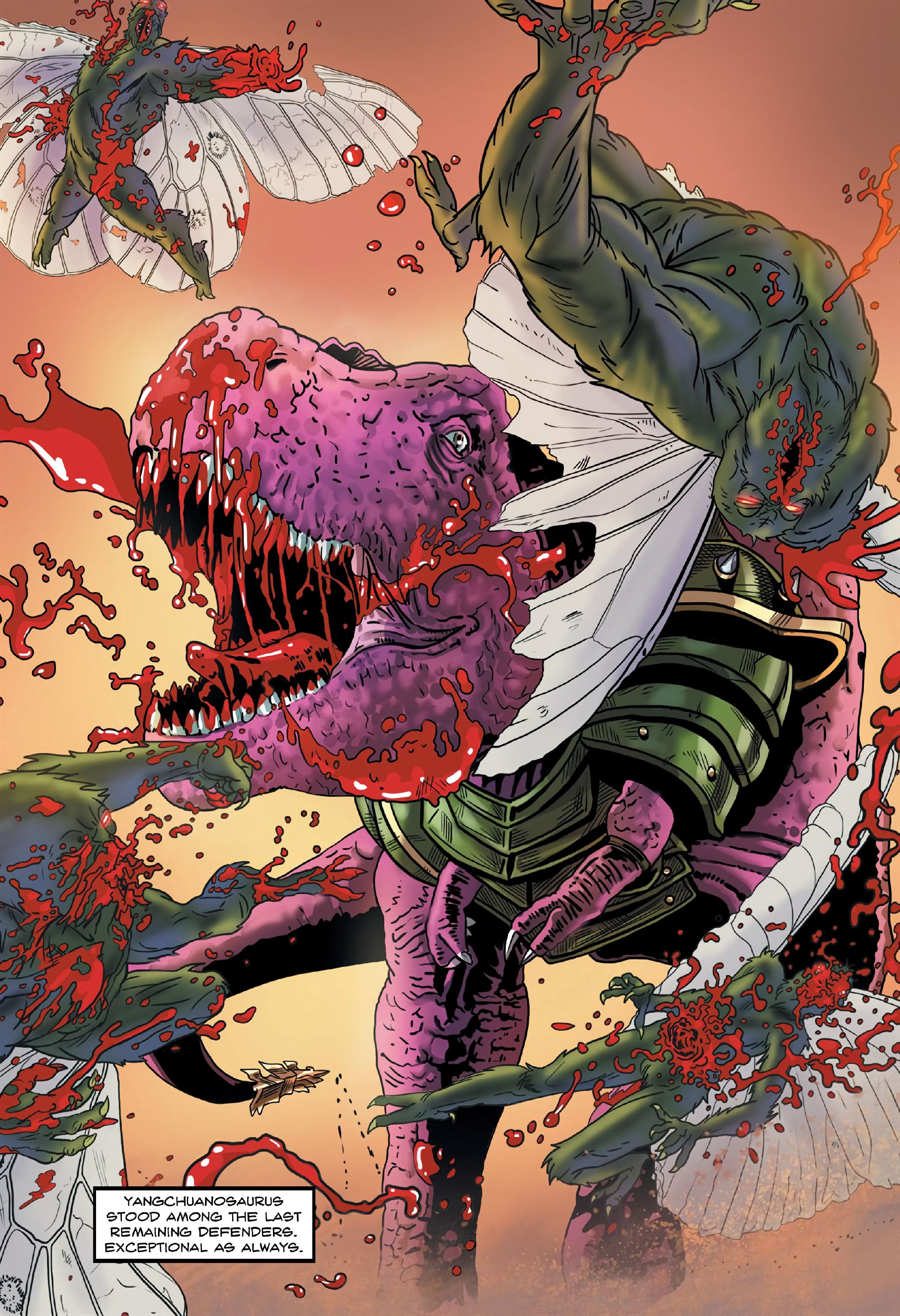 Read online Dinosaur Warrior comic -  Issue # TPB - 12