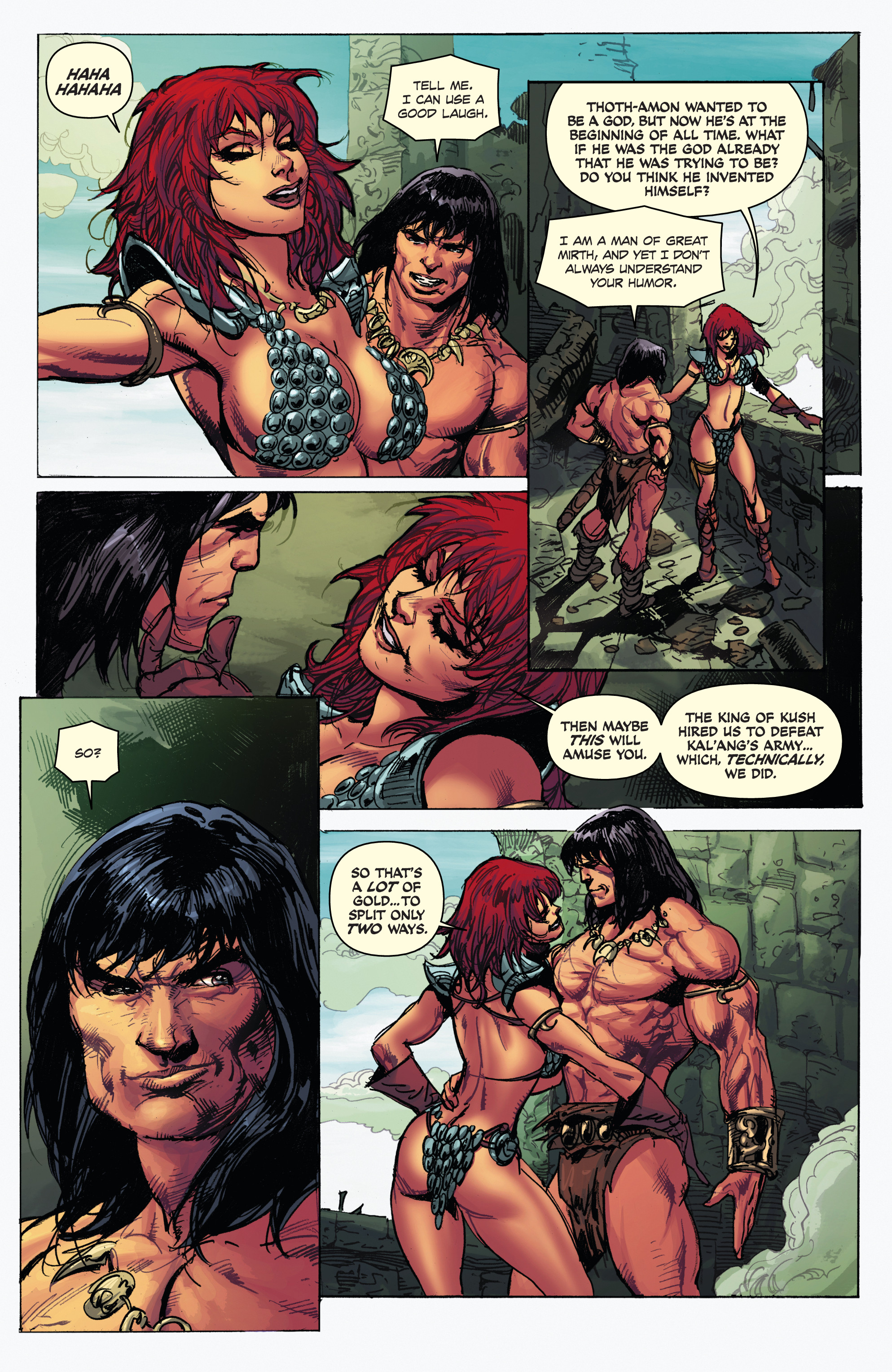 Read online Red Sonja/Conan comic -  Issue #4 - 23