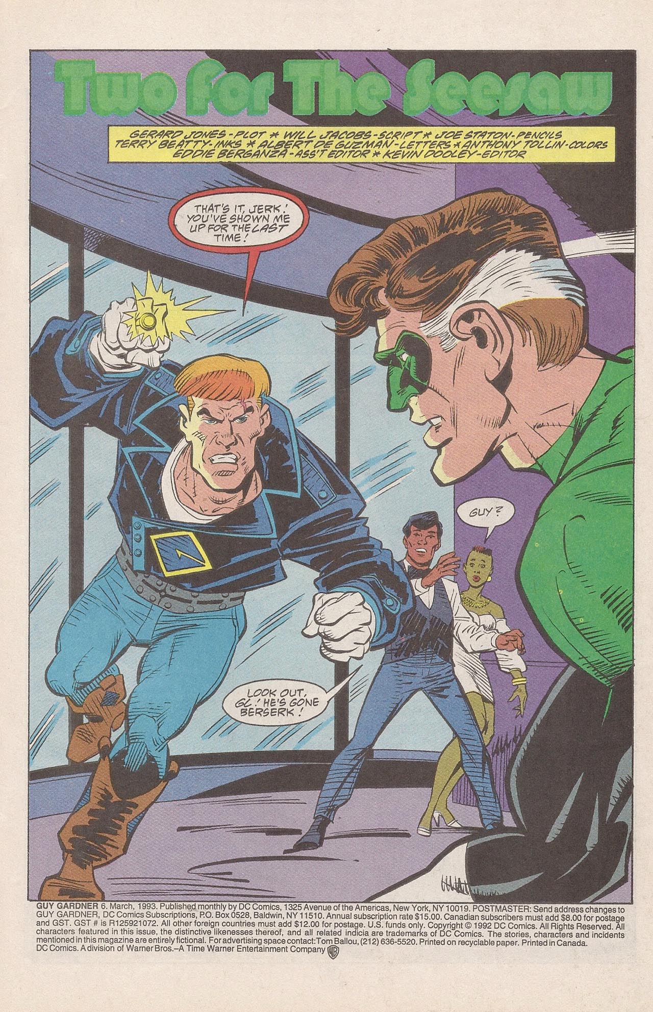 Read online Guy Gardner comic -  Issue #6 - 3