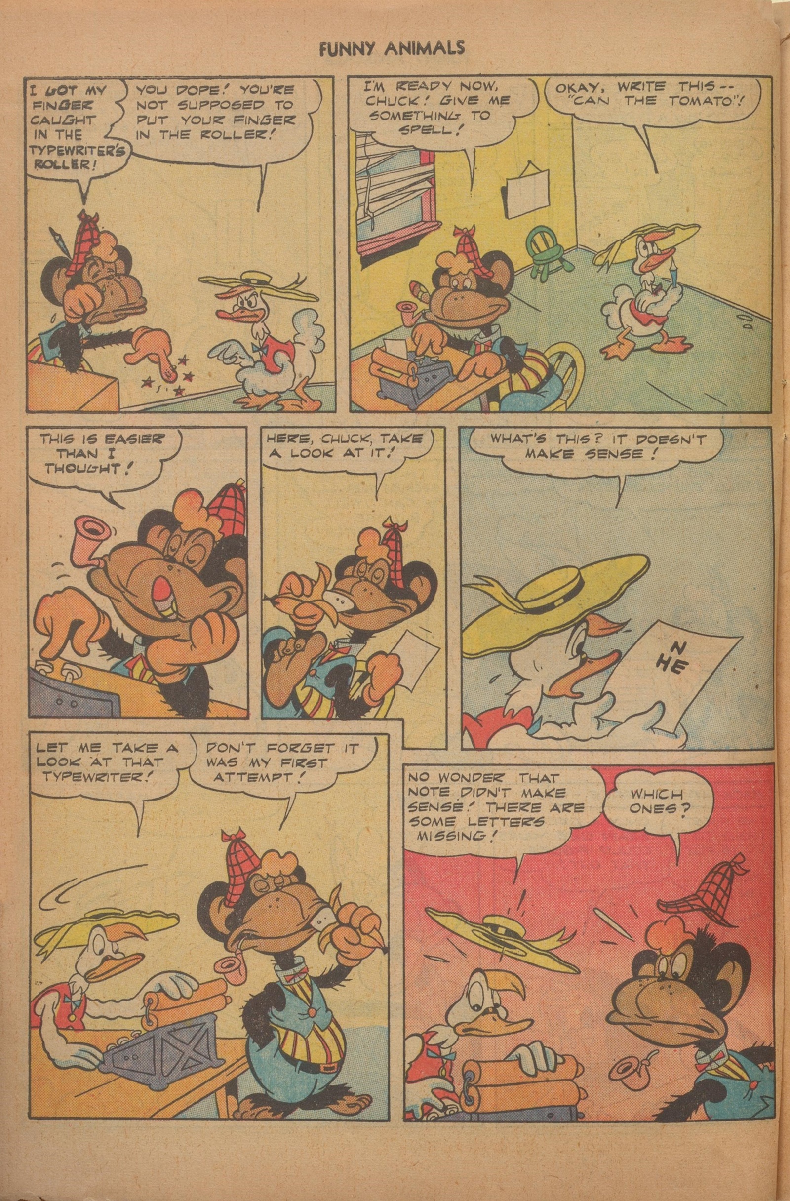 Read online Fawcett's Funny Animals comic -  Issue #63 - 10