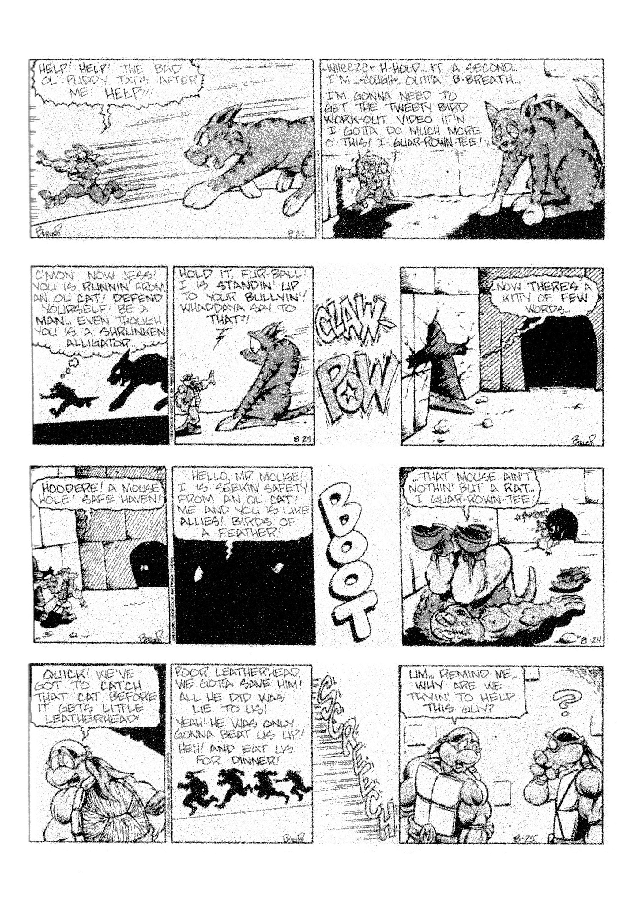 Read online Teenage Mutant Ninja Turtles: Complete Newspaper Daily Comic Strip Collection comic -  Issue # TPB 3 (Part 1) - 45