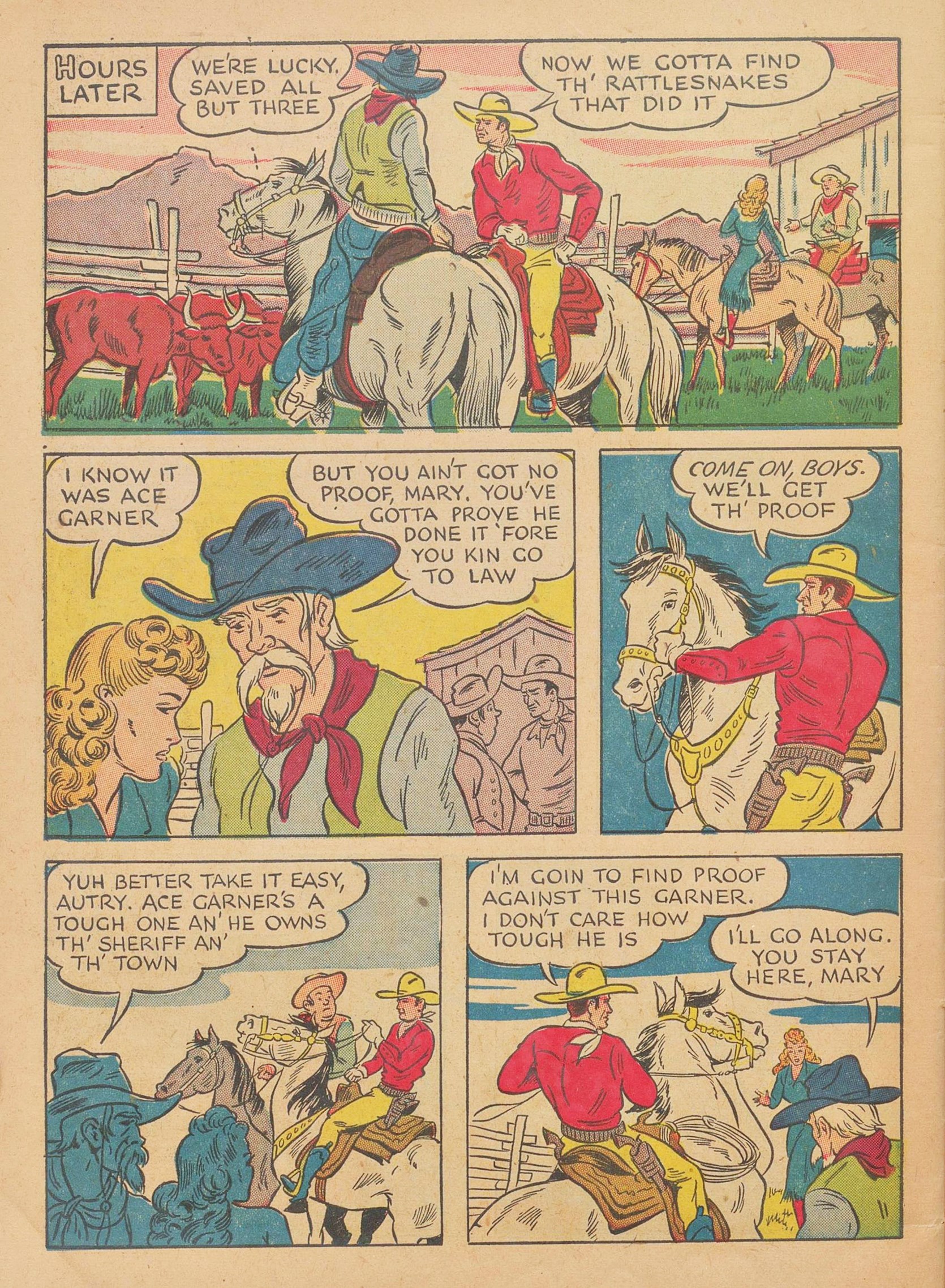 Read online Gene Autry Comics comic -  Issue #3 - 64