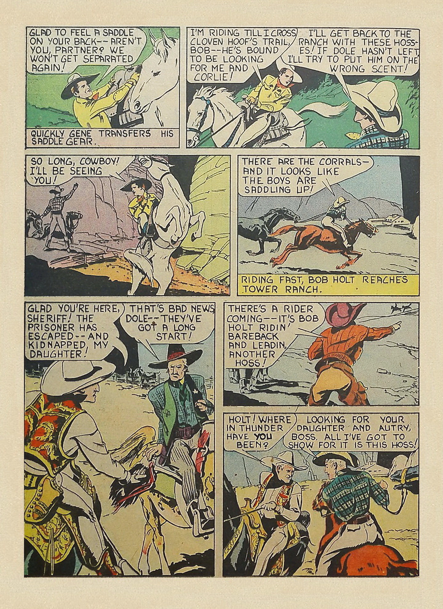 Read online Gene Autry Comics comic -  Issue #1 - 20
