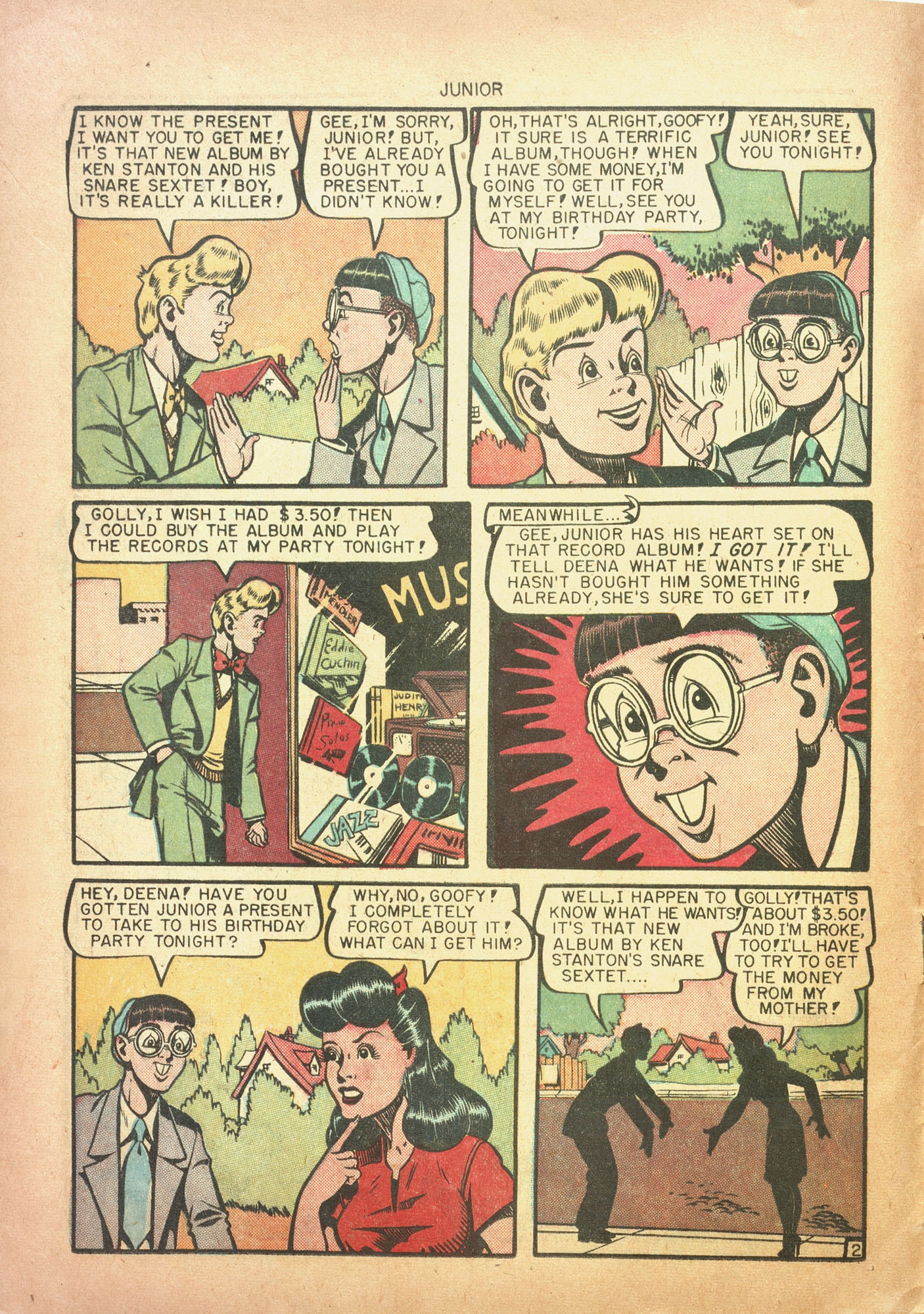 Read online Junior (1947) comic -  Issue #11 - 12