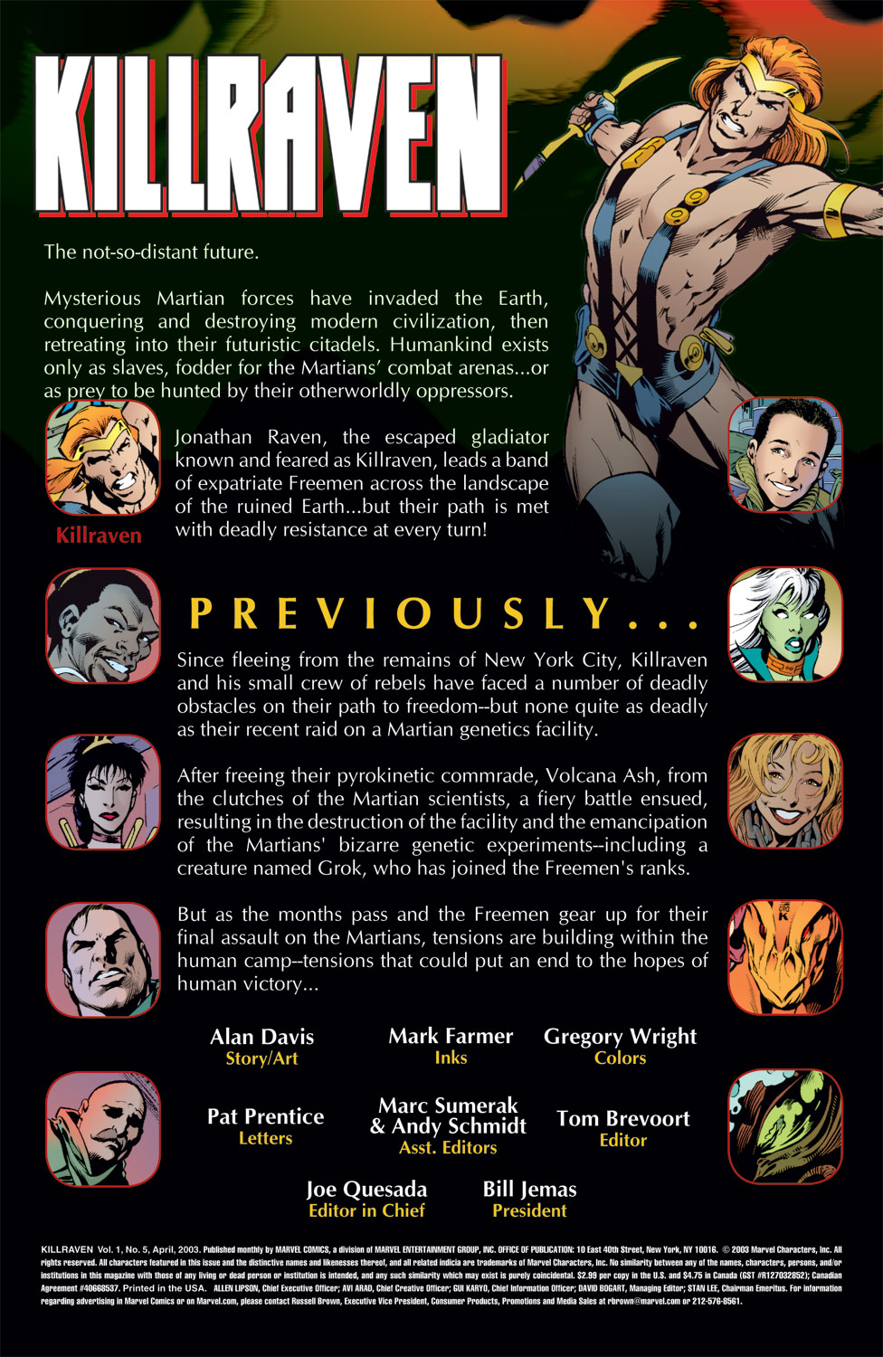 Read online Killraven (2002) comic -  Issue #5 - 2