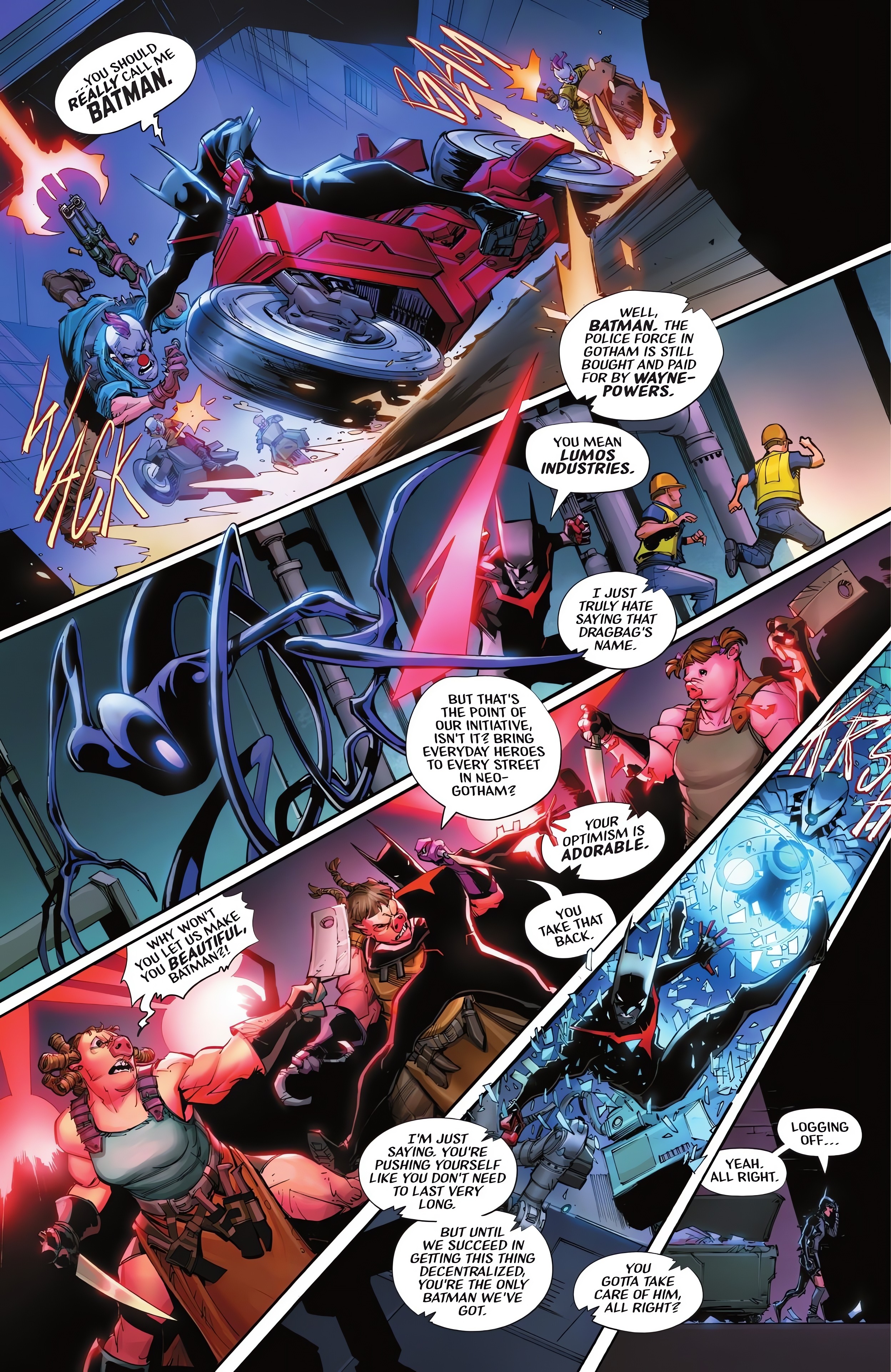 Read online Batman Beyond: Neo-Gothic comic -  Issue #1 - 8