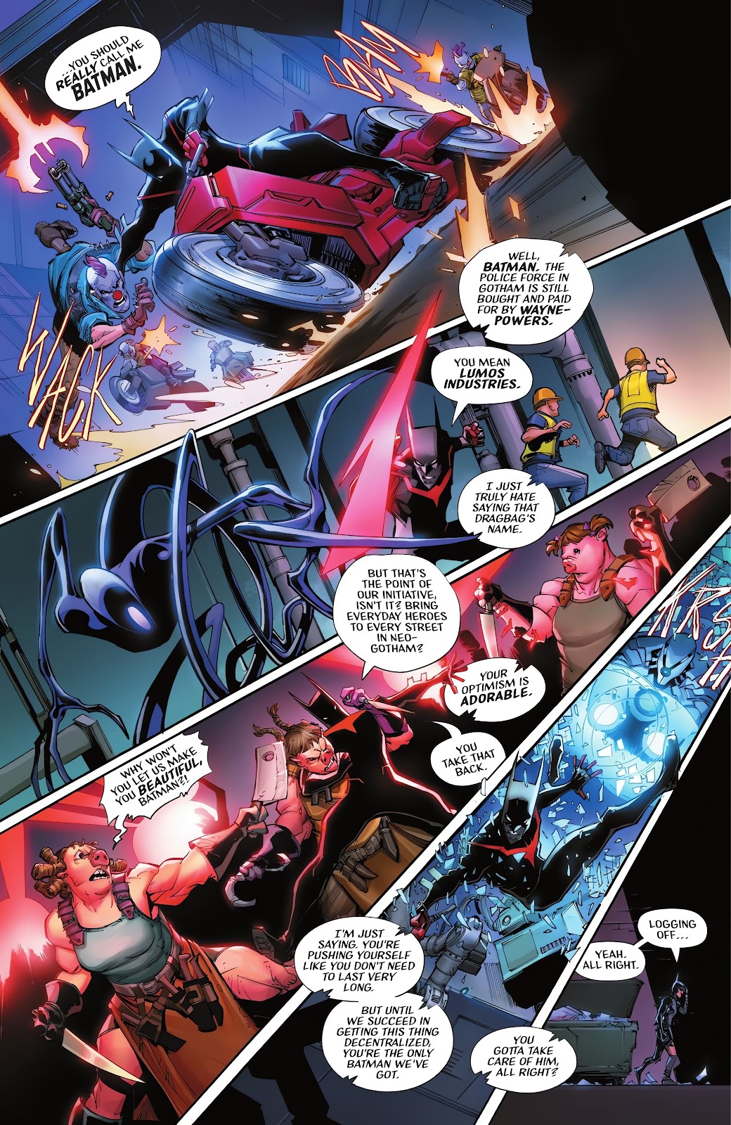 Batman Beyond: Neo-Gothic issue 1 - Page 8