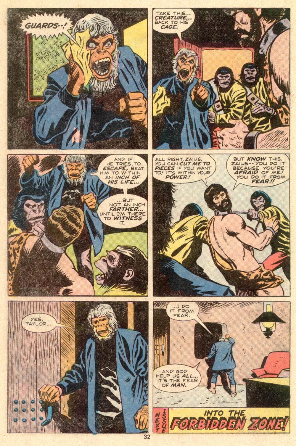 Read online Adventures on the Planet of the Apes comic -  Issue #4 - 22