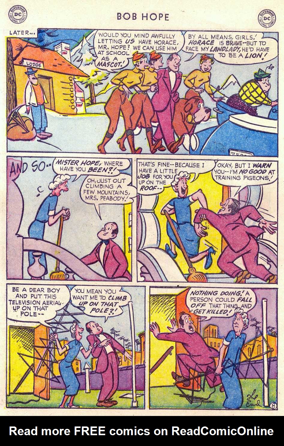Read online The Adventures of Bob Hope comic -  Issue #31 - 32