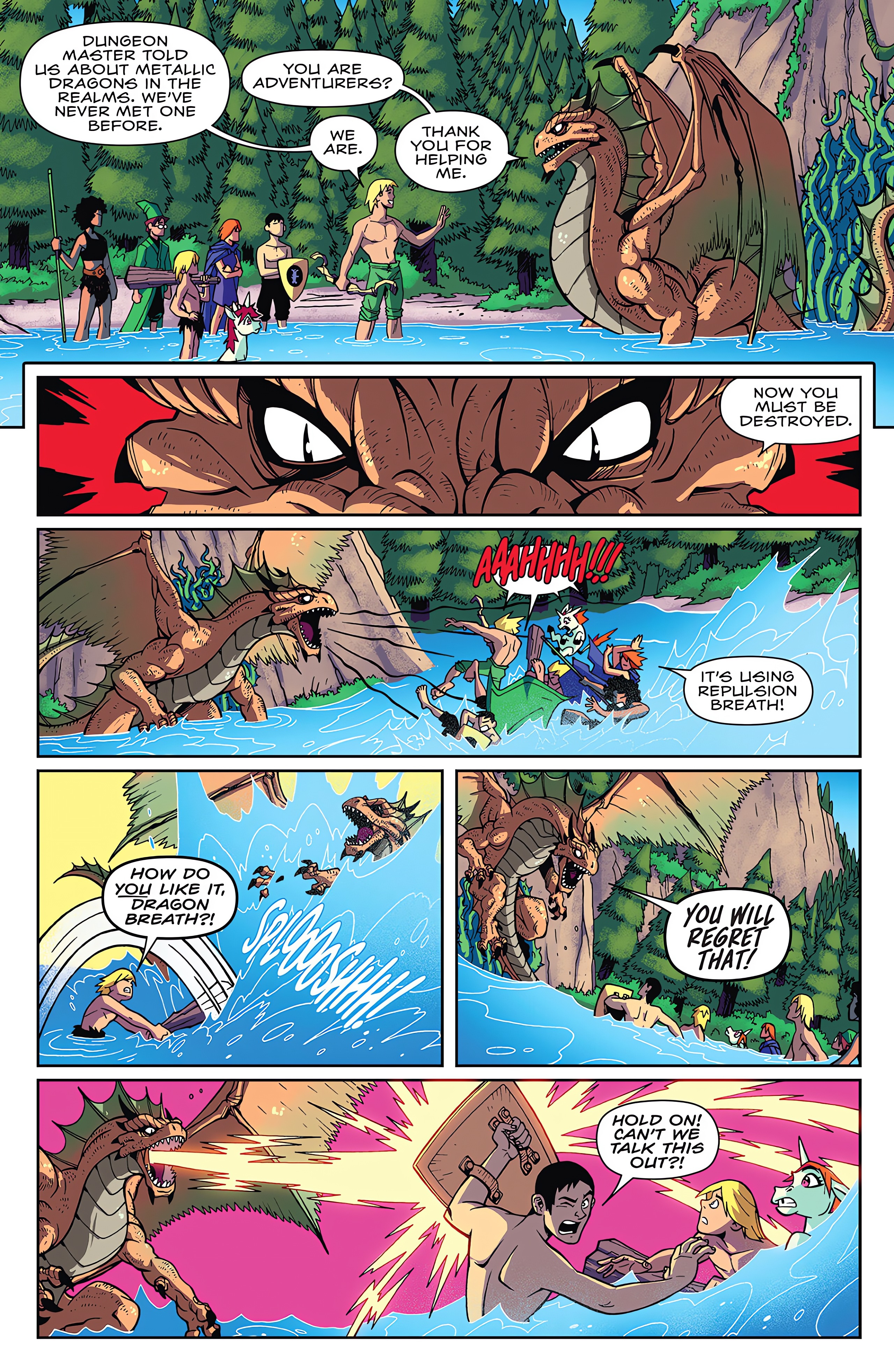 Read online IDW Endless - Summer Dungeons and Dragons: Saturday Morning Adventures comic -  Issue # Full - 15