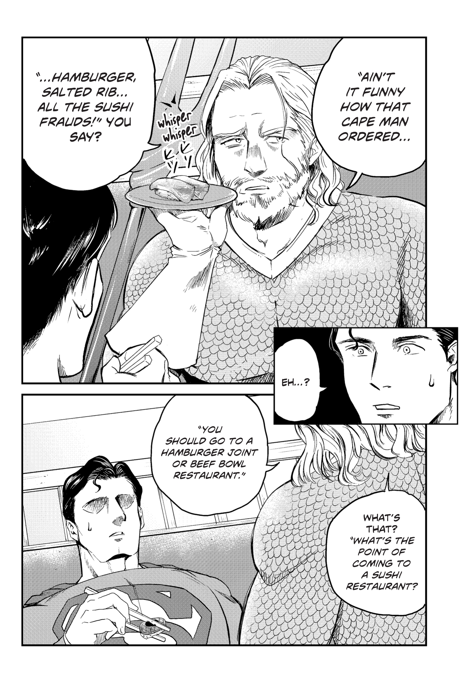 Read online Superman vs. Meshi comic -  Issue #6 - 11