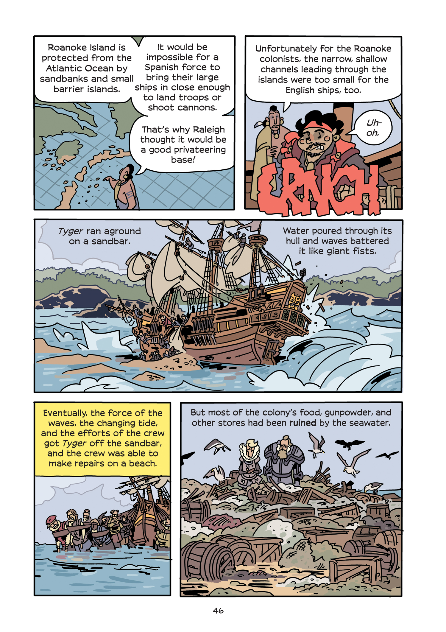 Read online History Comics comic -  Issue # The Roanoke Colony - Americas First Mystery - 53