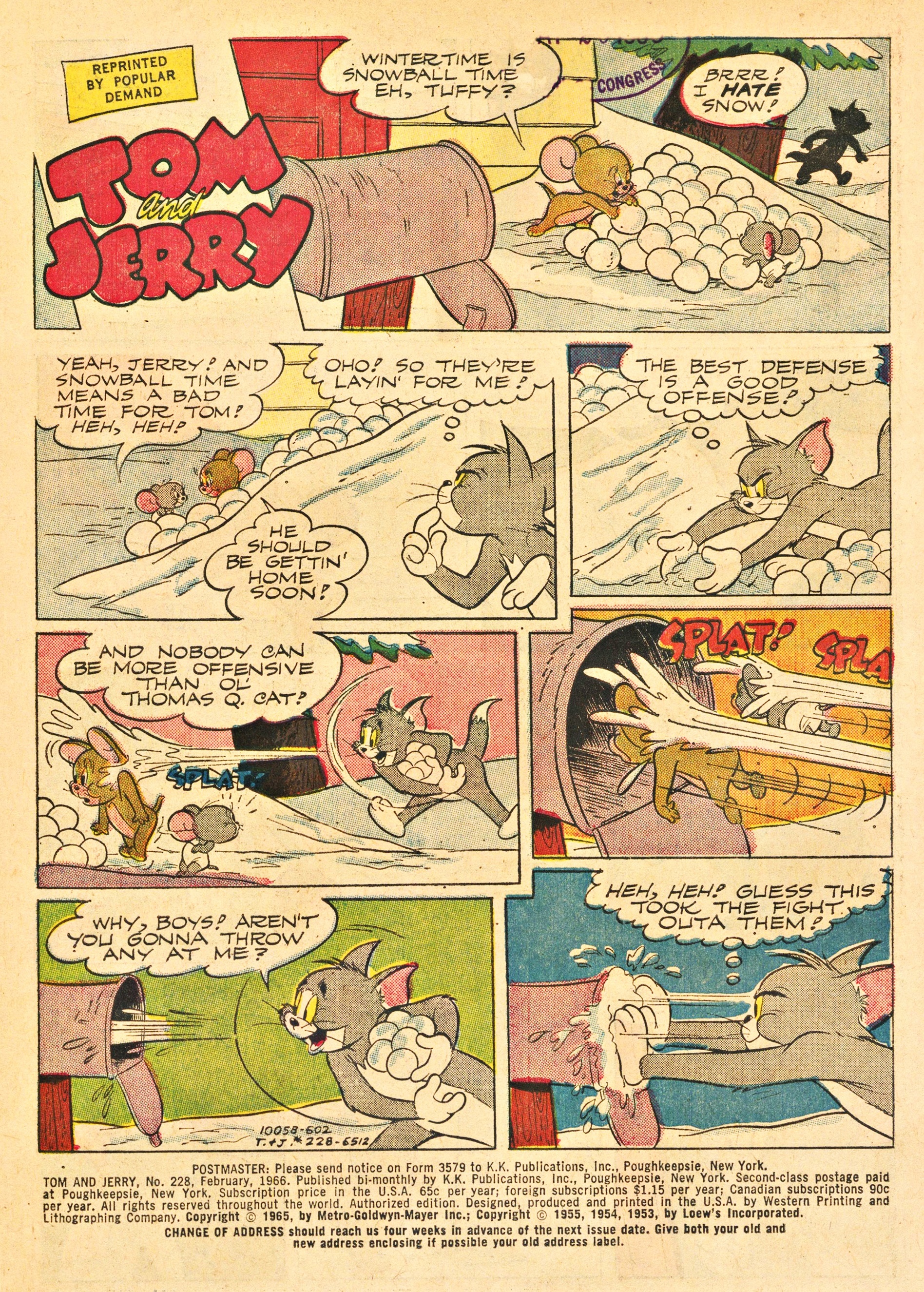 Read online Tom and Jerry comic -  Issue #228 - 3