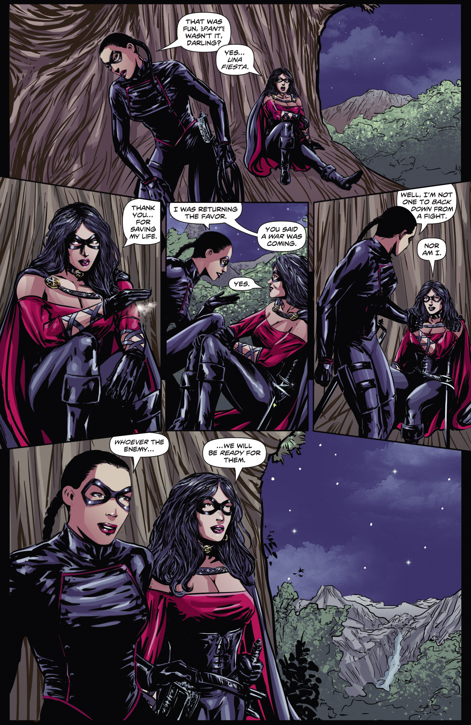 Read online Swords of Sorrow: Black Sparrow & Lady Zorro Special comic -  Issue # Full - 23