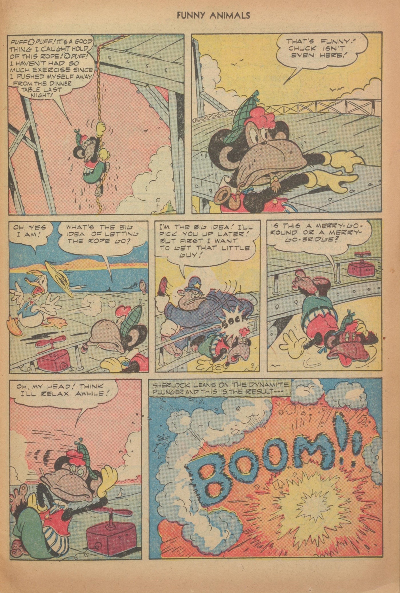 Read online Fawcett's Funny Animals comic -  Issue #51 - 23