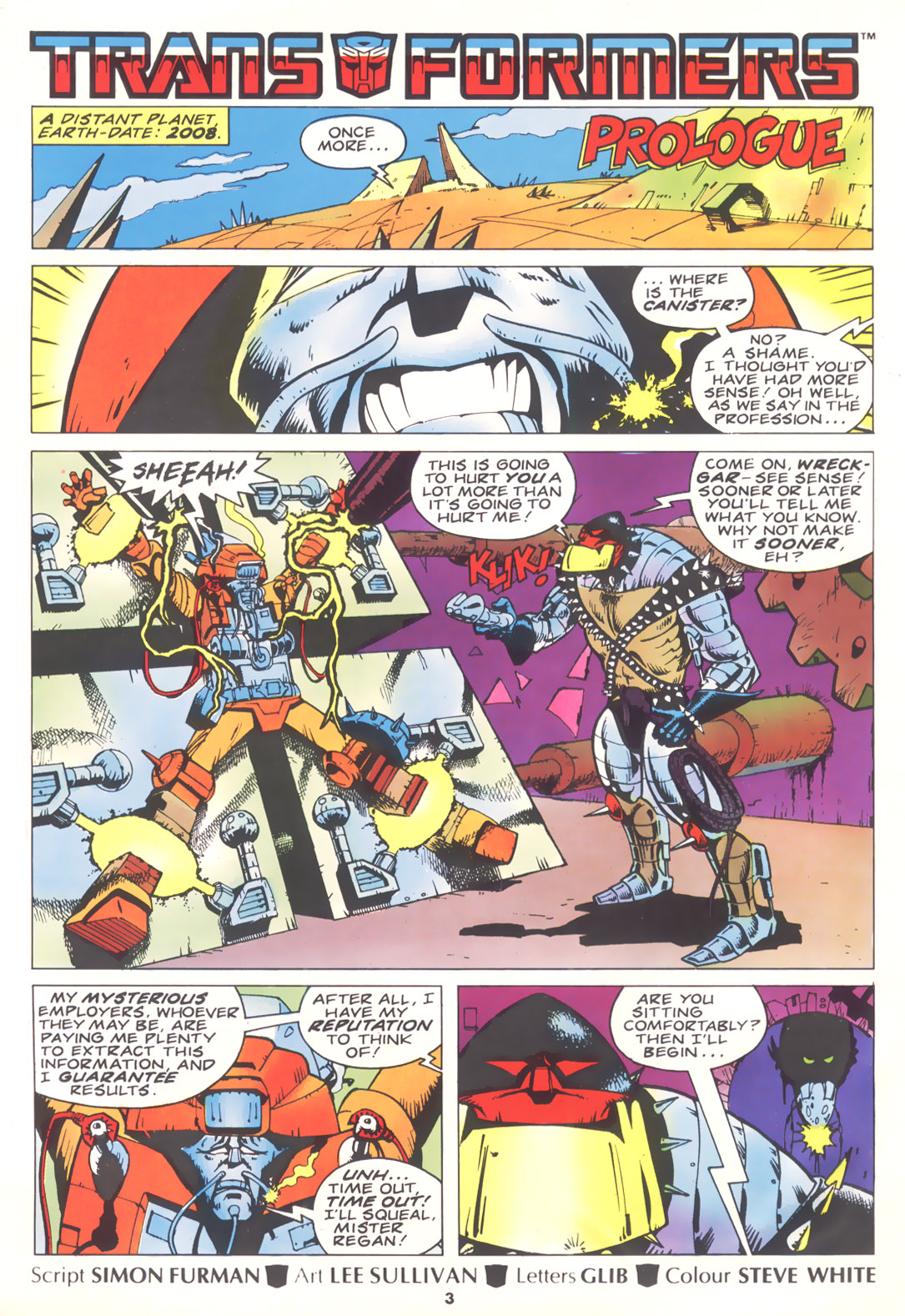Read online The Transformers (UK) comic -  Issue #180 - 3