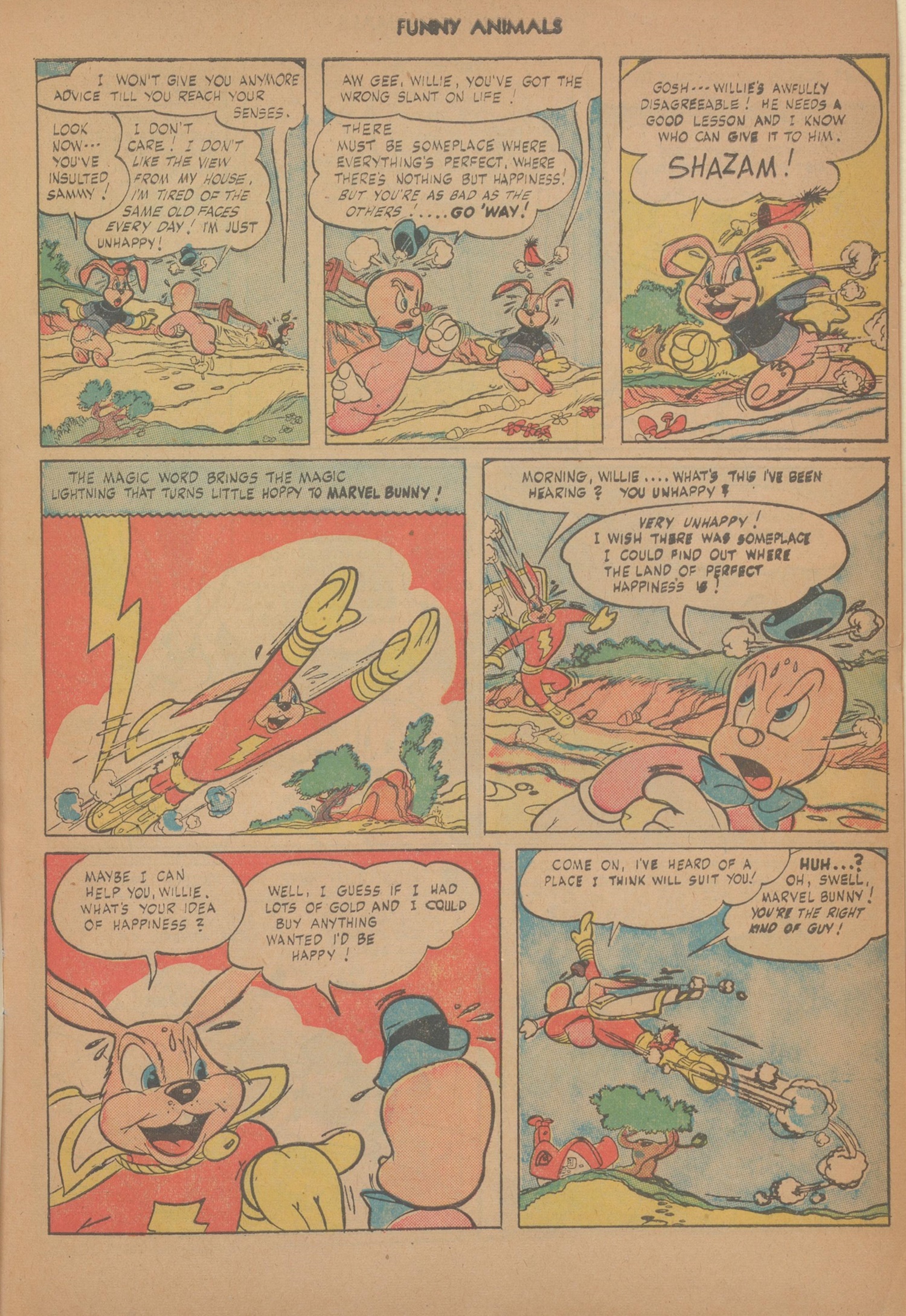 Read online Fawcett's Funny Animals comic -  Issue #61 - 3