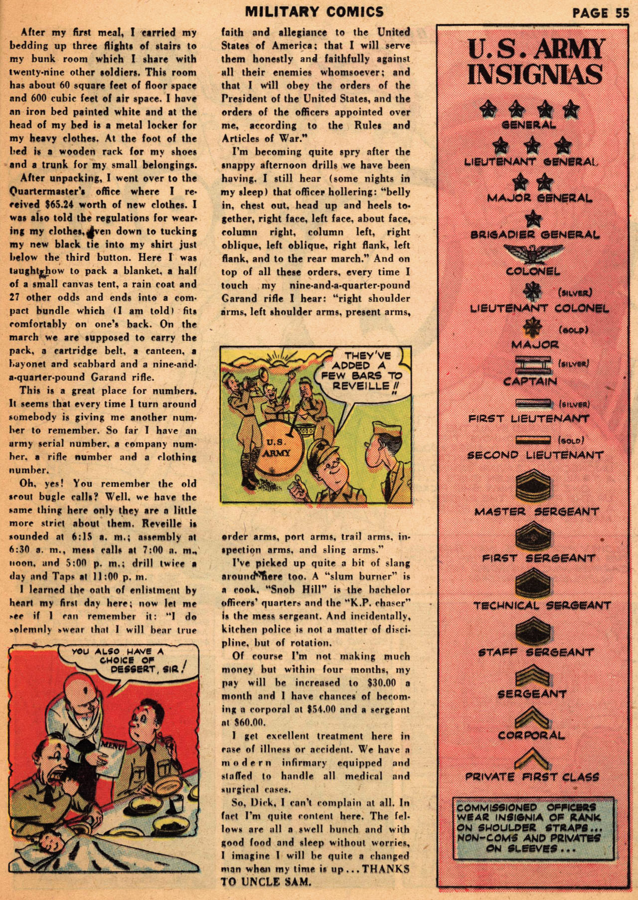 Read online Military Comics comic -  Issue #1 - 57
