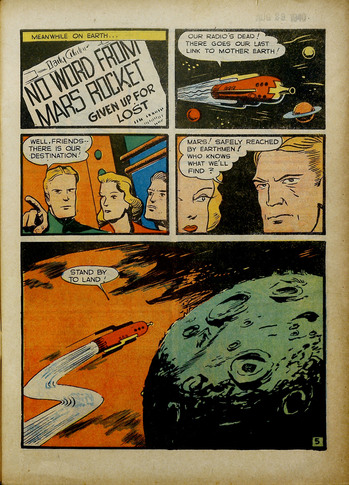 Read online Rex Dexter of Mars comic -  Issue # Full - 7
