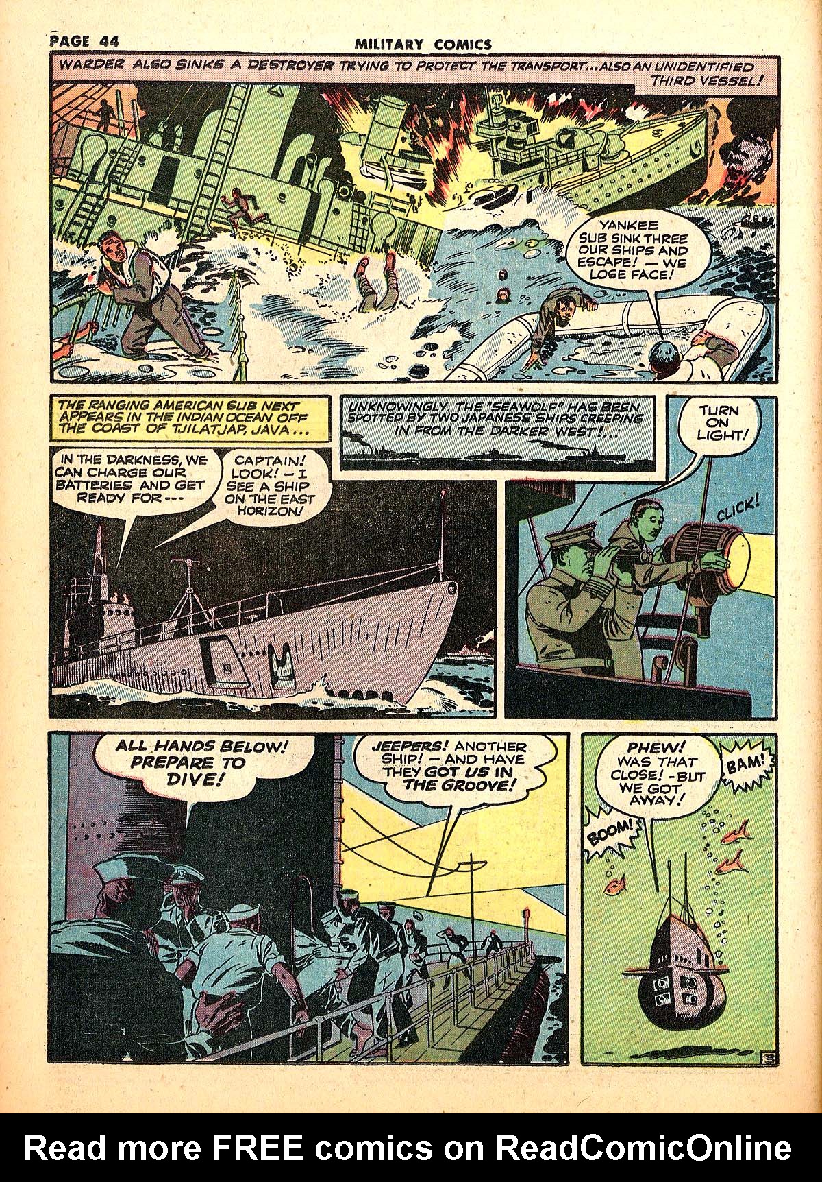 Read online Military Comics comic -  Issue #18 - 46