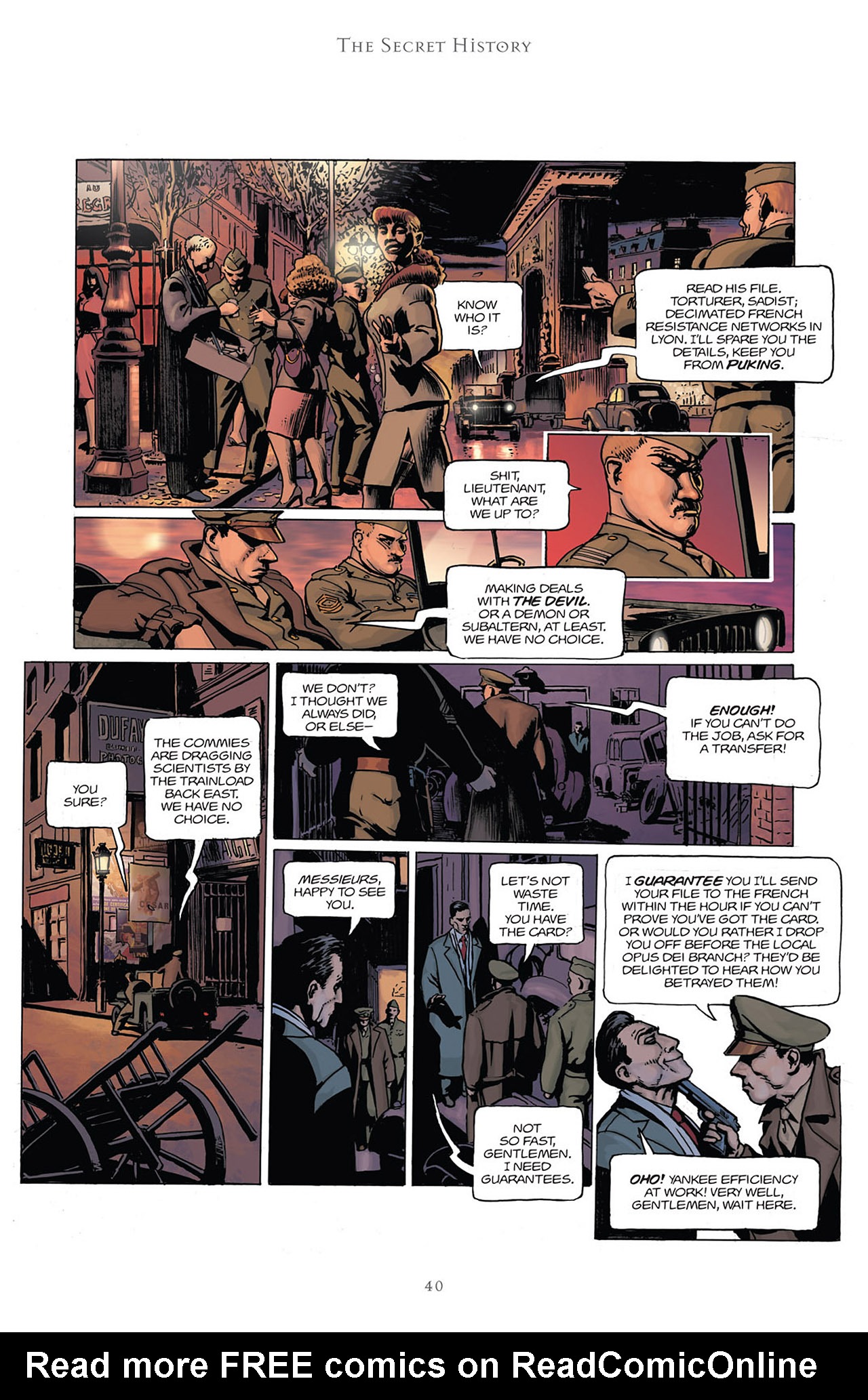 Read online The Secret History comic -  Issue #14 - 41