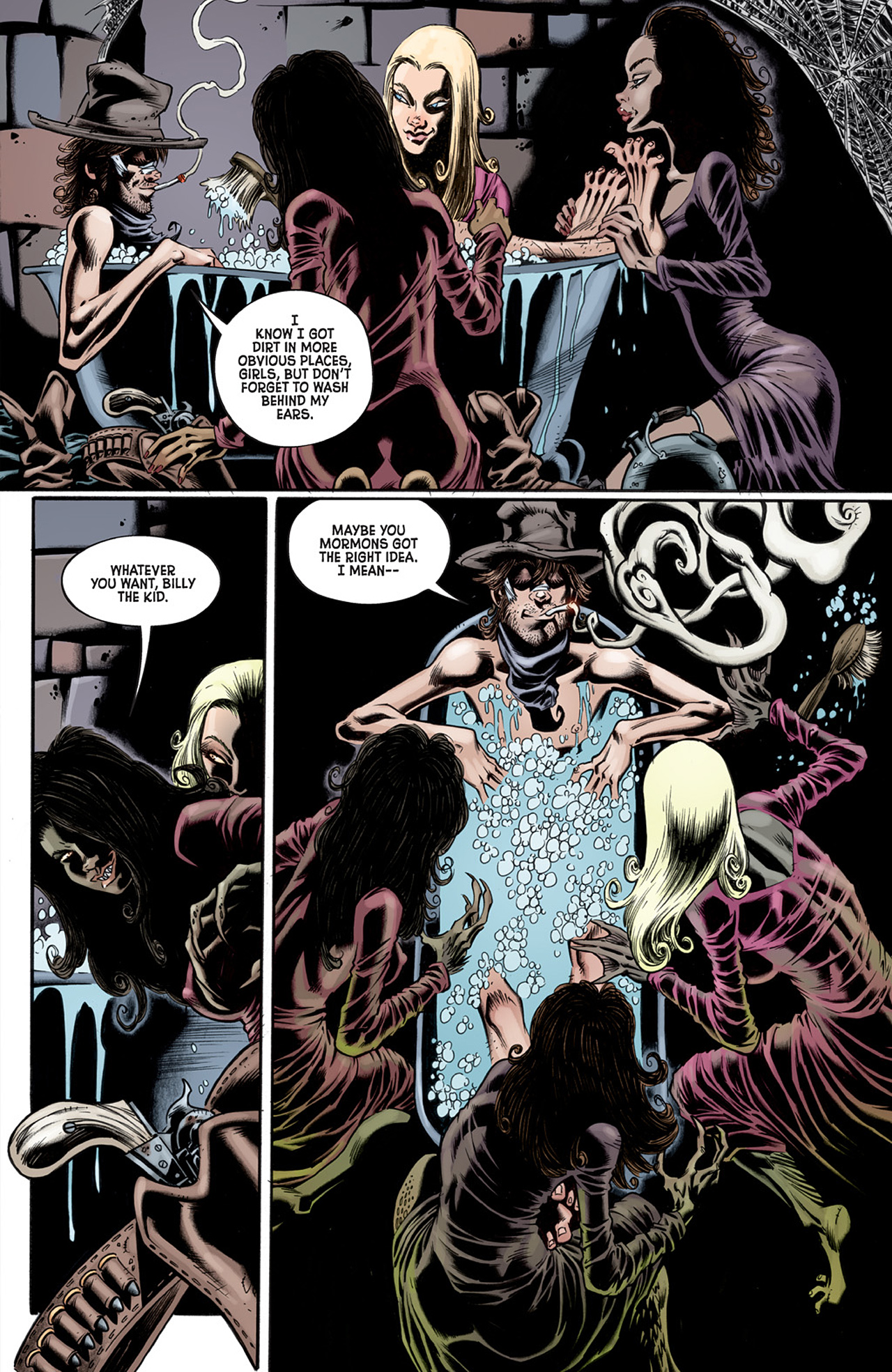 Read online Billy the Kid's Old Timey Oddities and the Orm of Loch Ness comic -  Issue #2 - 23