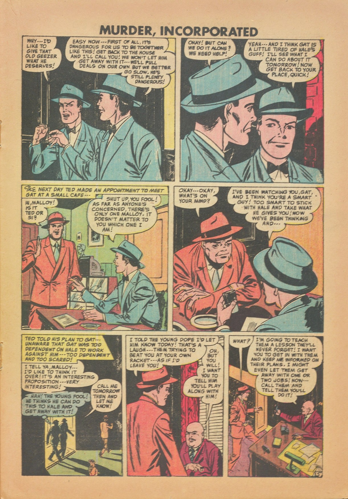 Read online Murder Incorporated (1950) comic -  Issue #2 - 17