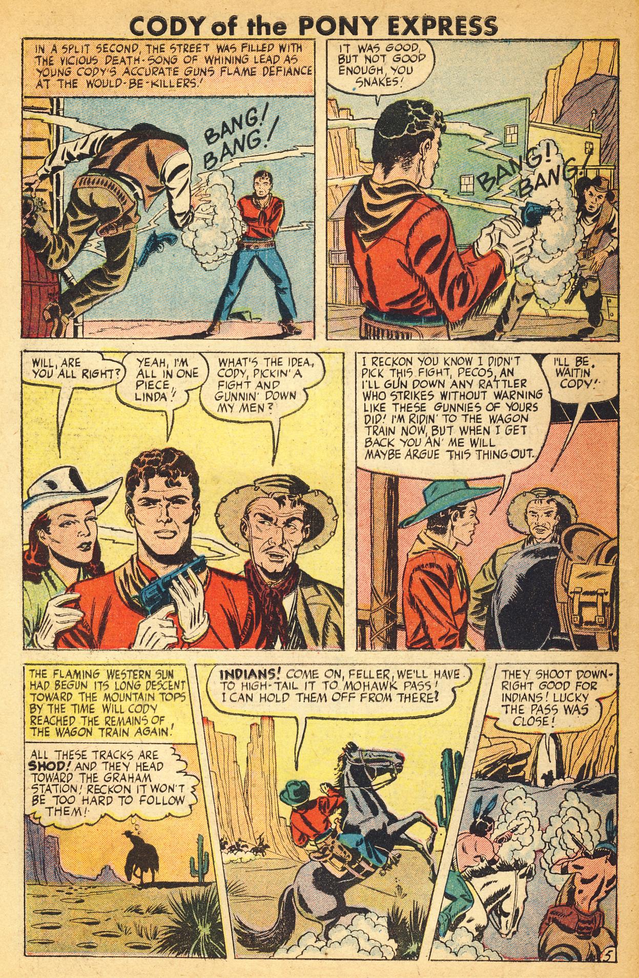Read online Cody of the Pony Express comic -  Issue # Full - 6