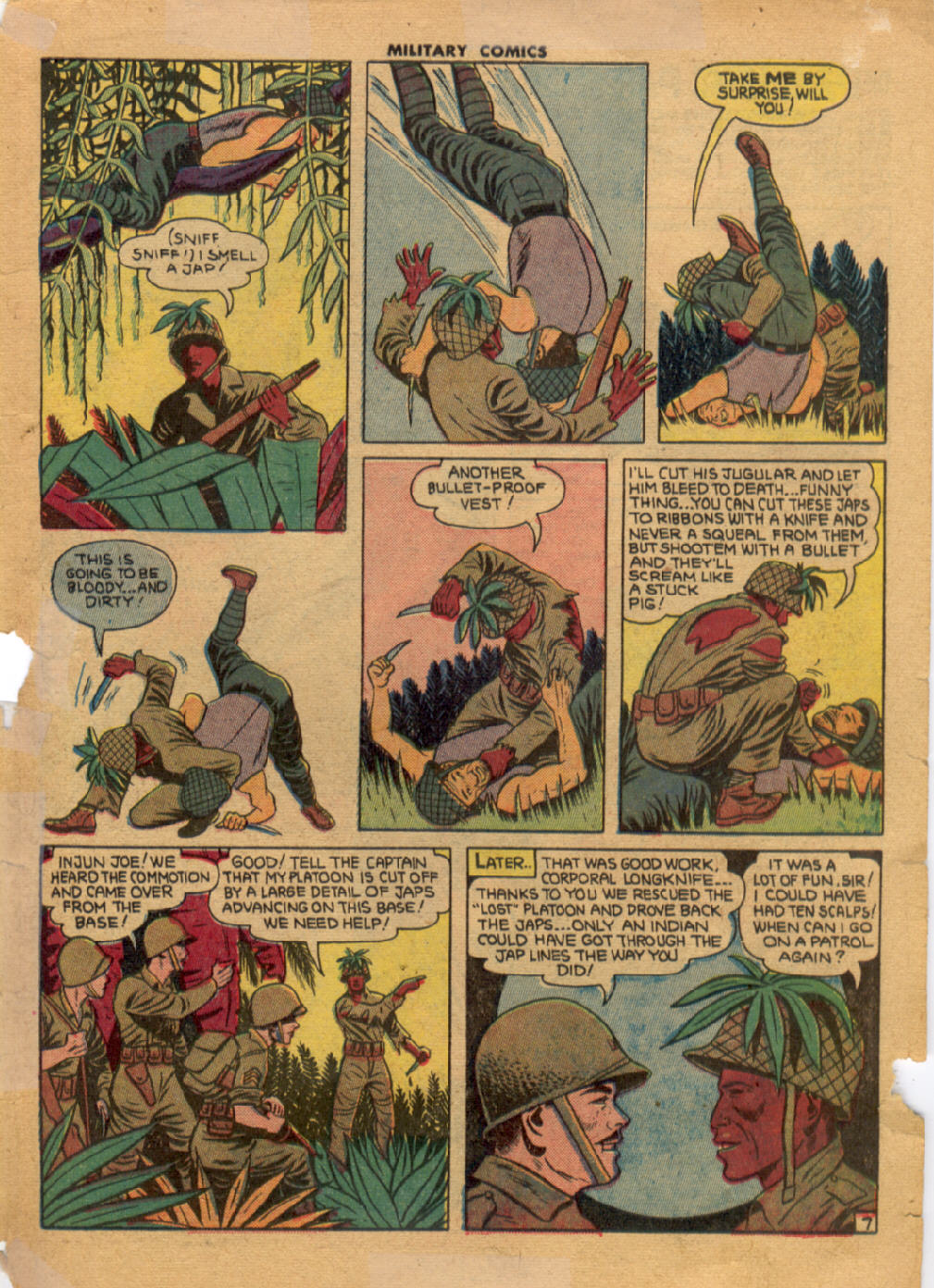 Read online Military Comics comic -  Issue #30 - 56