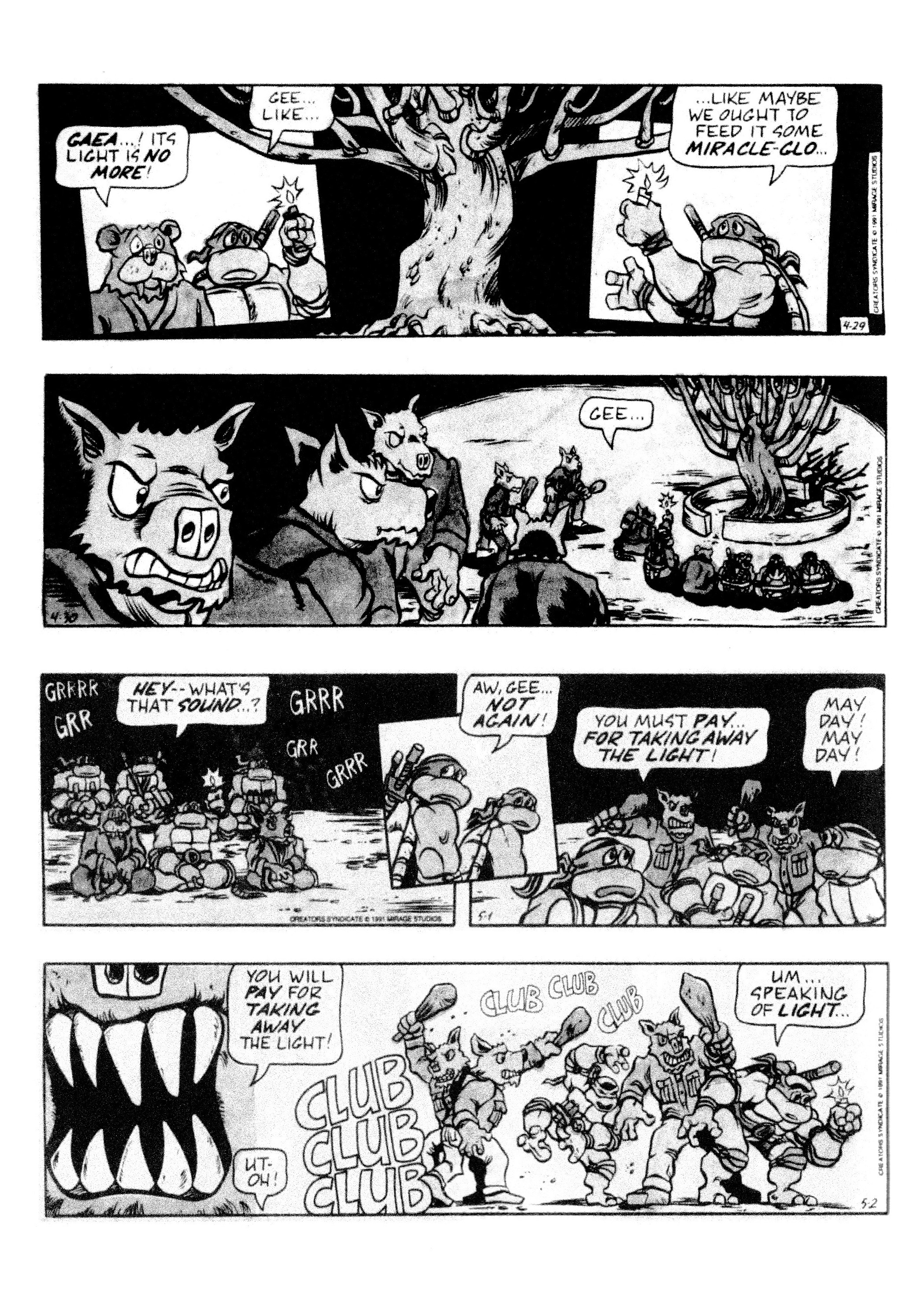 Read online Teenage Mutant Ninja Turtles: Complete Newspaper Daily Comic Strip Collection comic -  Issue # TPB 2 (Part 1) - 38
