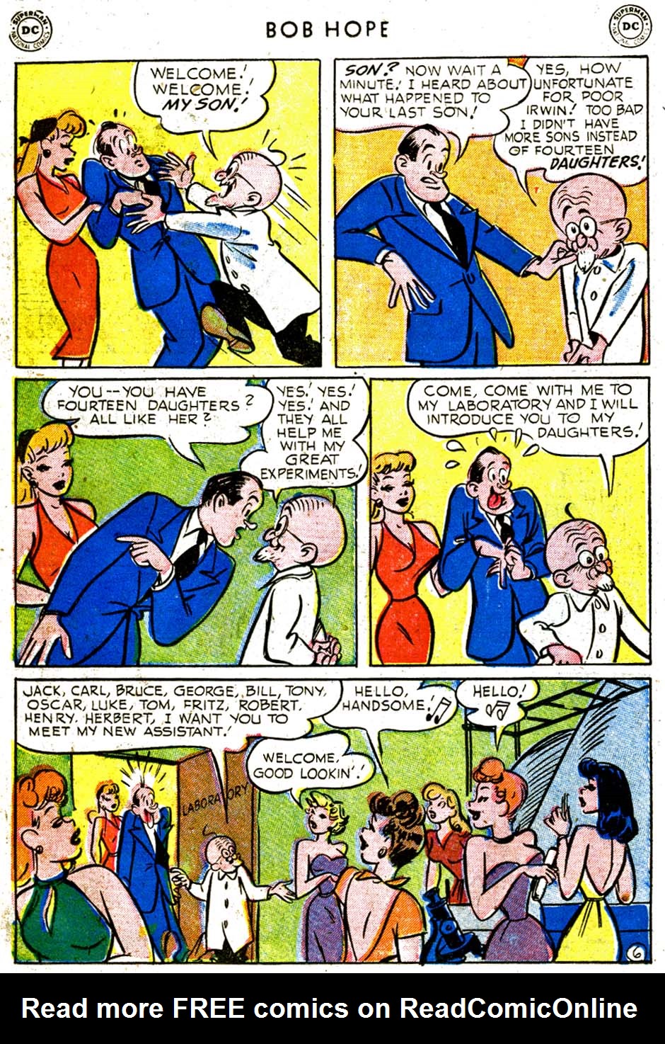Read online The Adventures of Bob Hope comic -  Issue #24 - 20
