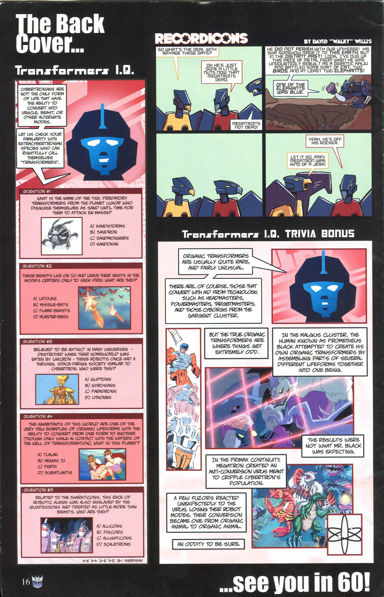 Read online Transformers: Collectors' Club comic -  Issue #57 - 16