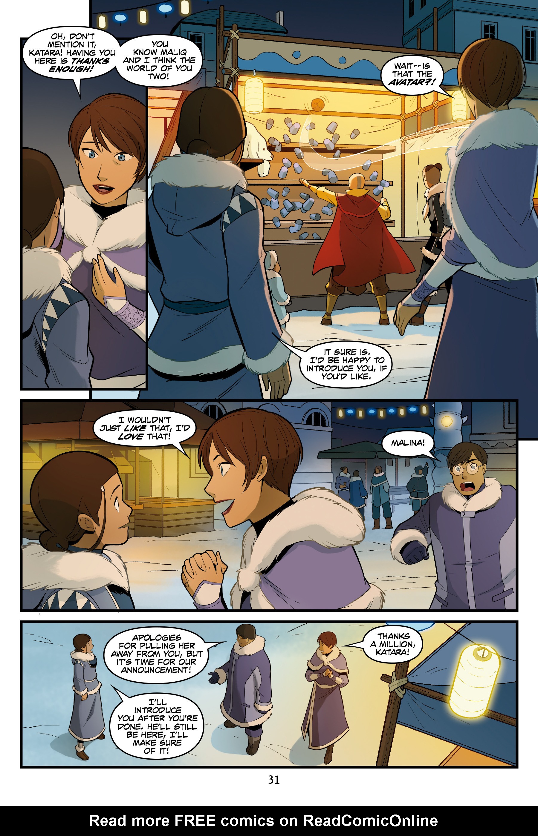 Read online Nickelodeon Avatar: The Last Airbender - North and South comic -  Issue #2 - 32