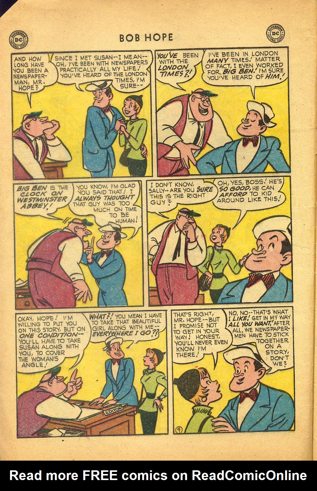 Read online The Adventures of Bob Hope comic -  Issue #28 - 6