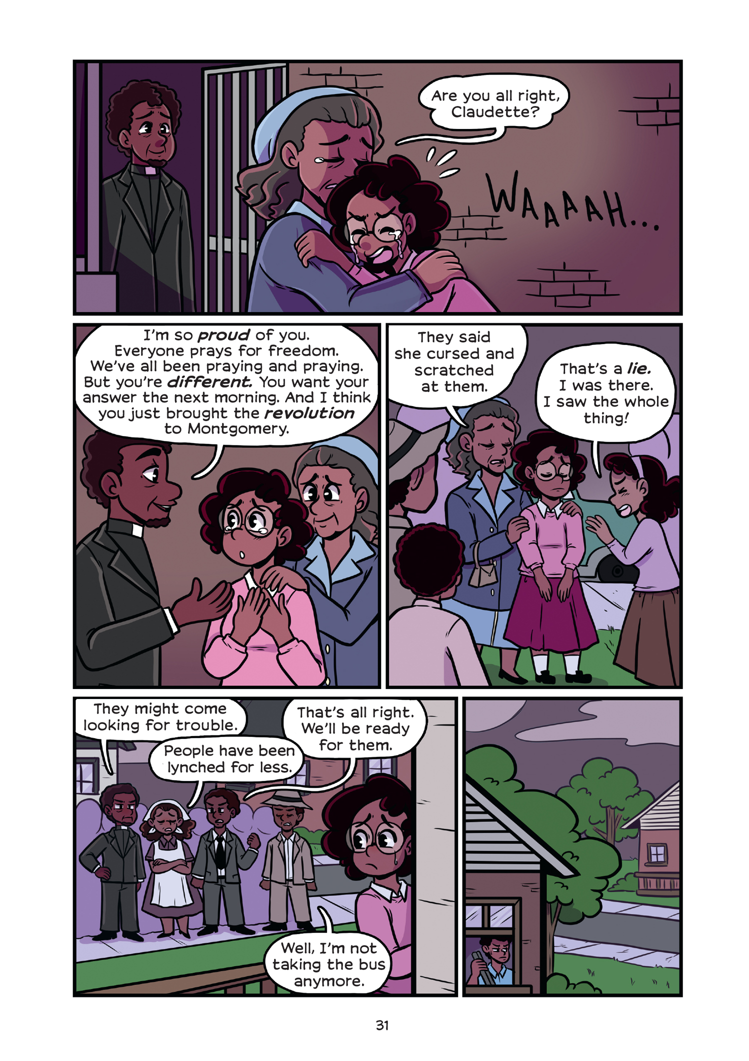 Read online History Comics comic -  Issue # Rosa Parks & Claudette Colvin - Civil Rights Heroes - 36