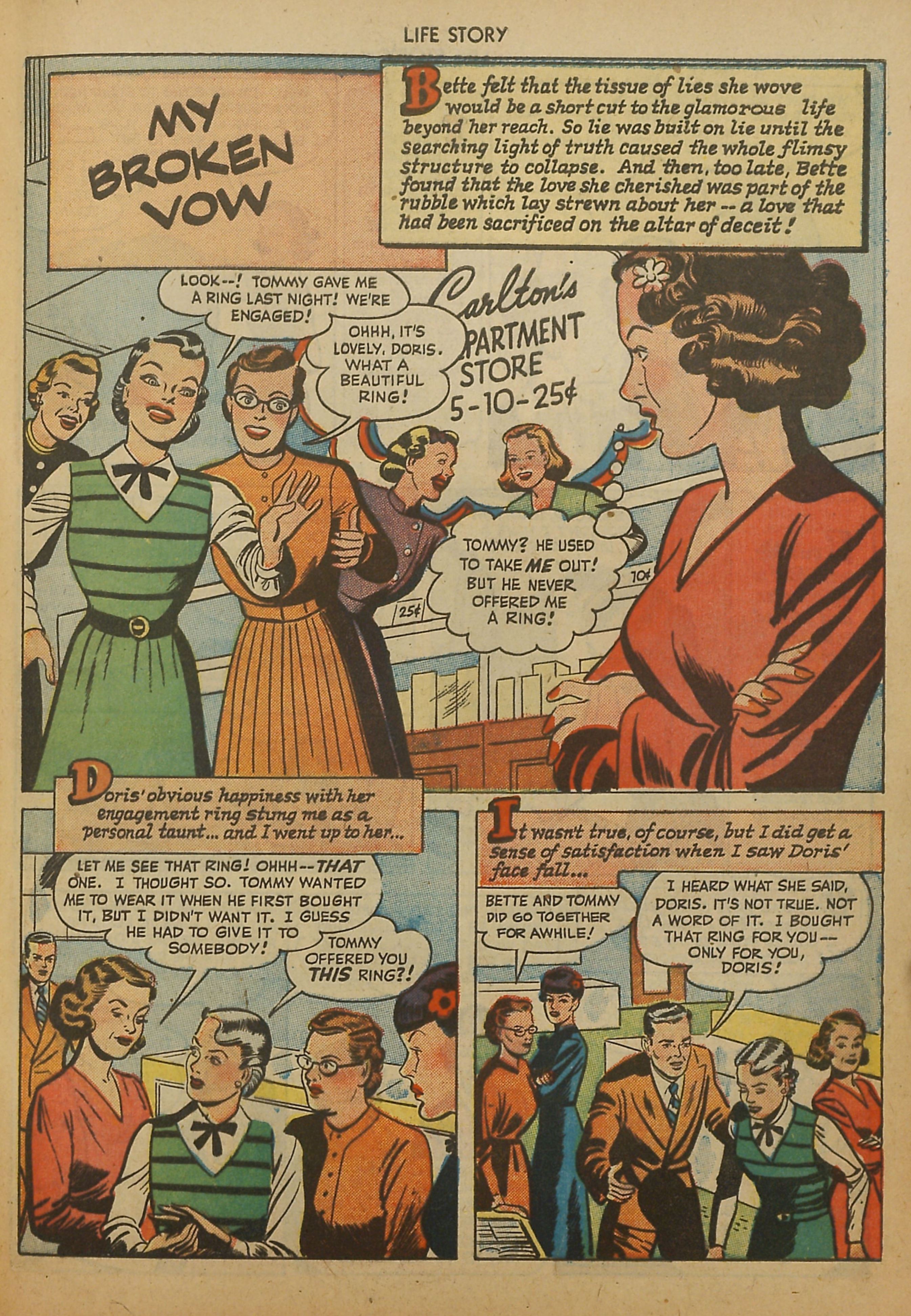 Read online Life Story comic -  Issue #8 - 17