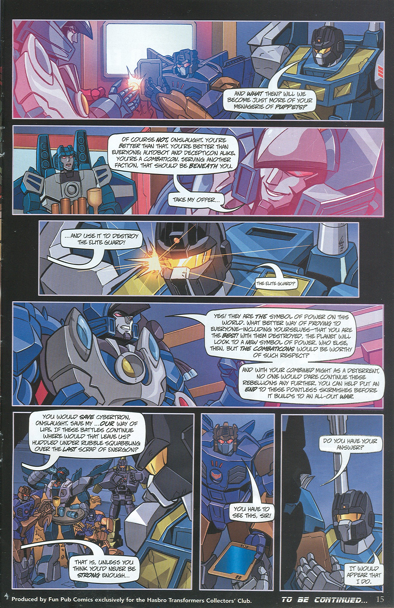 Read online Transformers: Collectors' Club comic -  Issue #34 - 15