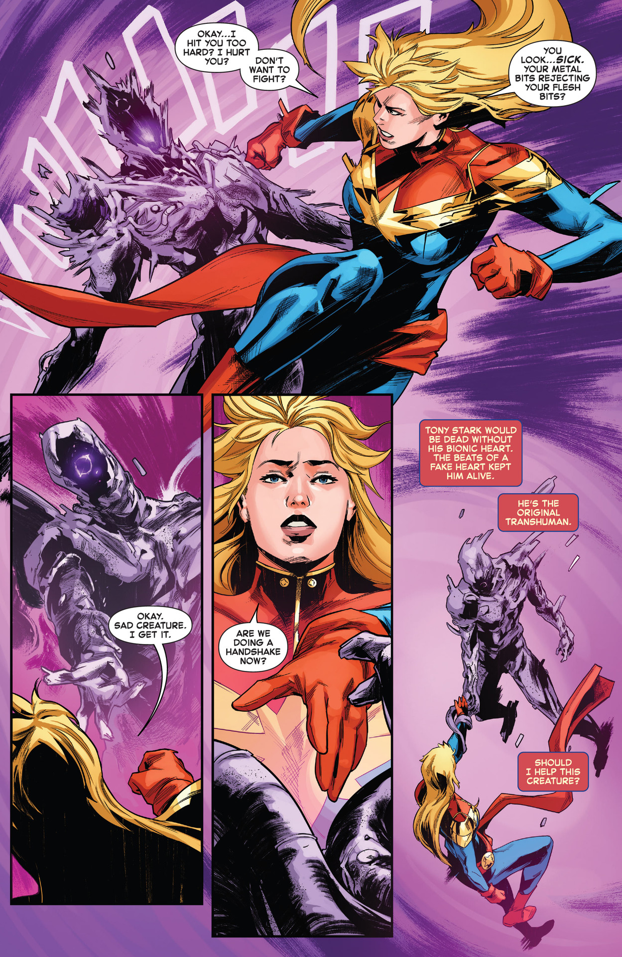 Read online Captain Marvel: Dark Tempest comic -  Issue #3 - 4