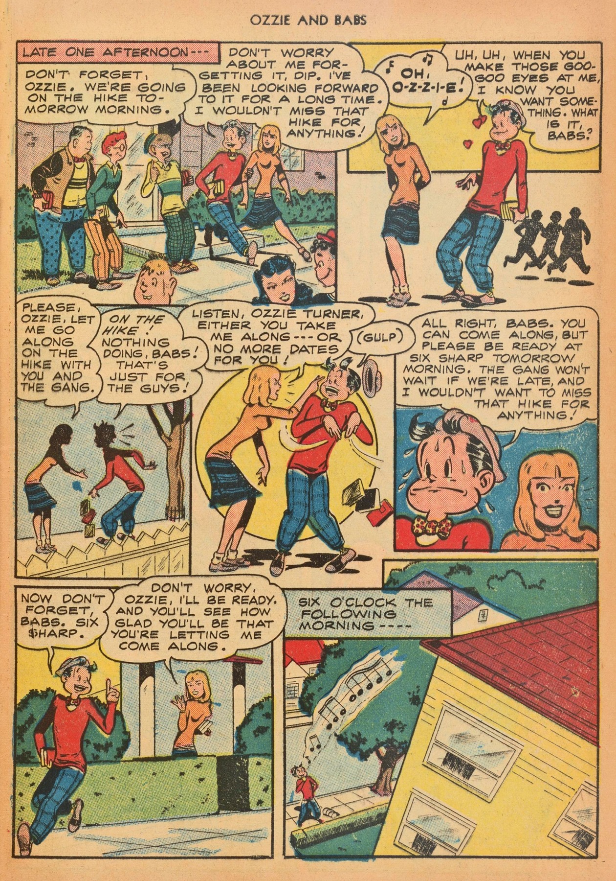 Read online Ozzie And Babs comic -  Issue #4 - 5